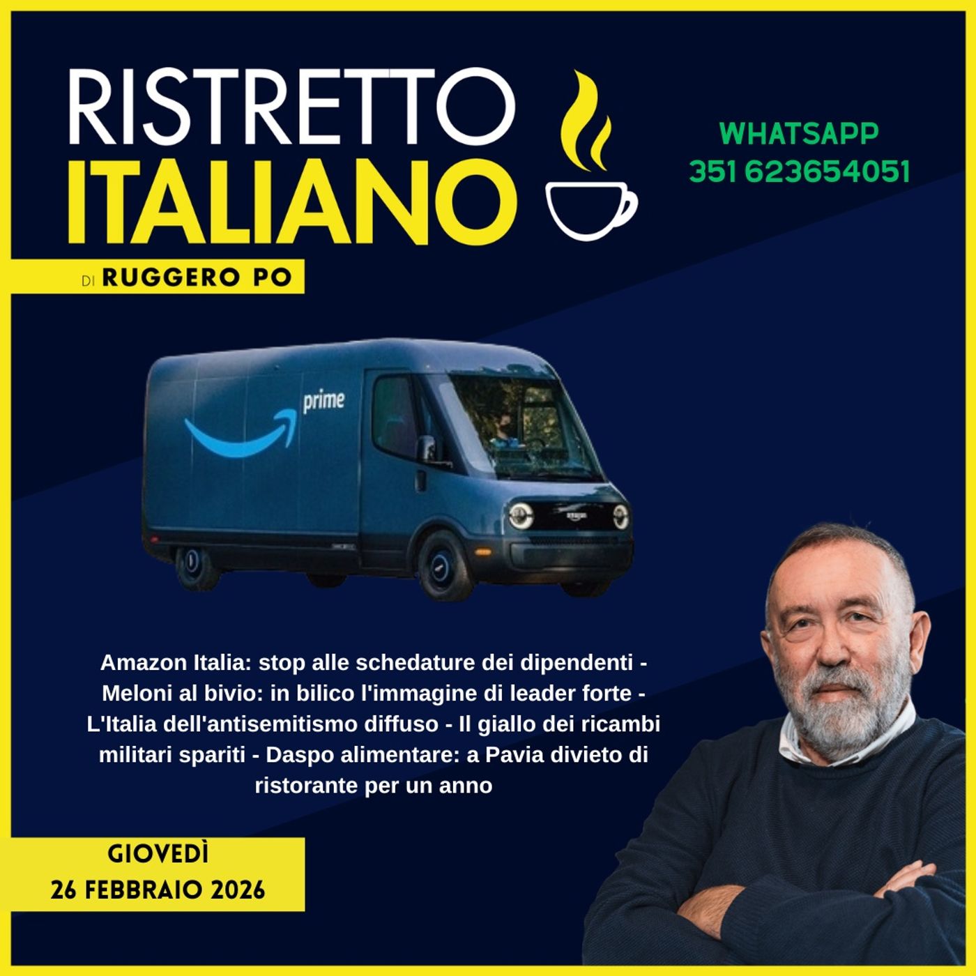 Ristretto Italiano - 26 febbraio 2026 episode artwork