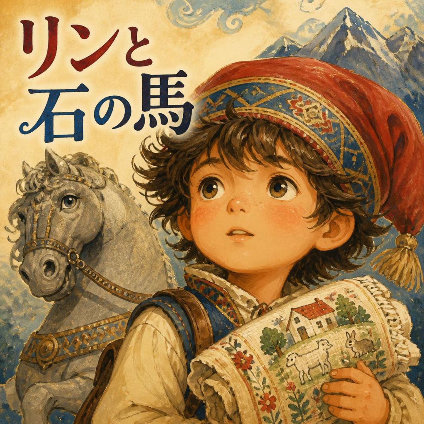 お母さんの「夢の家」を取り戻せ！風に消えた魔法の布と三兄弟の冒険 ｜ 民話 episode artwork