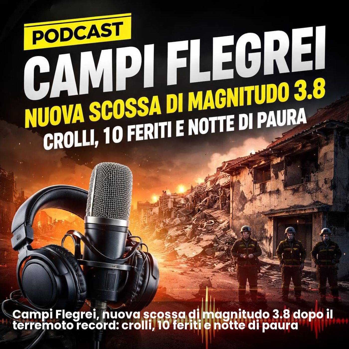 Campi Flegrei, nuova scossa di magnitudo 3.8 dopo il terremoto record: crolli, 10 feriti e notte di paura episode artwork