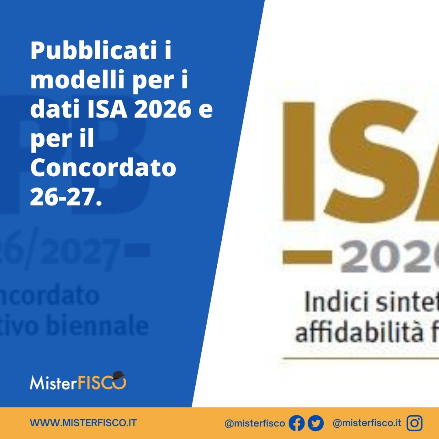 Pubblicati i modelli per i dati ISA 2026 e per il Concordato 26-27 episode artwork