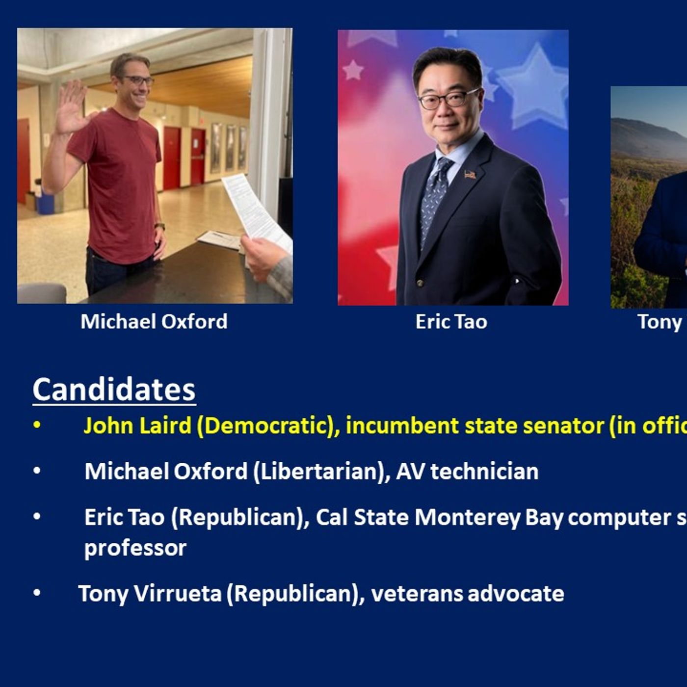 CA Politics Now (1-24-24 Pt. 4) Here' a review of the California state senate candidates for the primary elections episode artwork