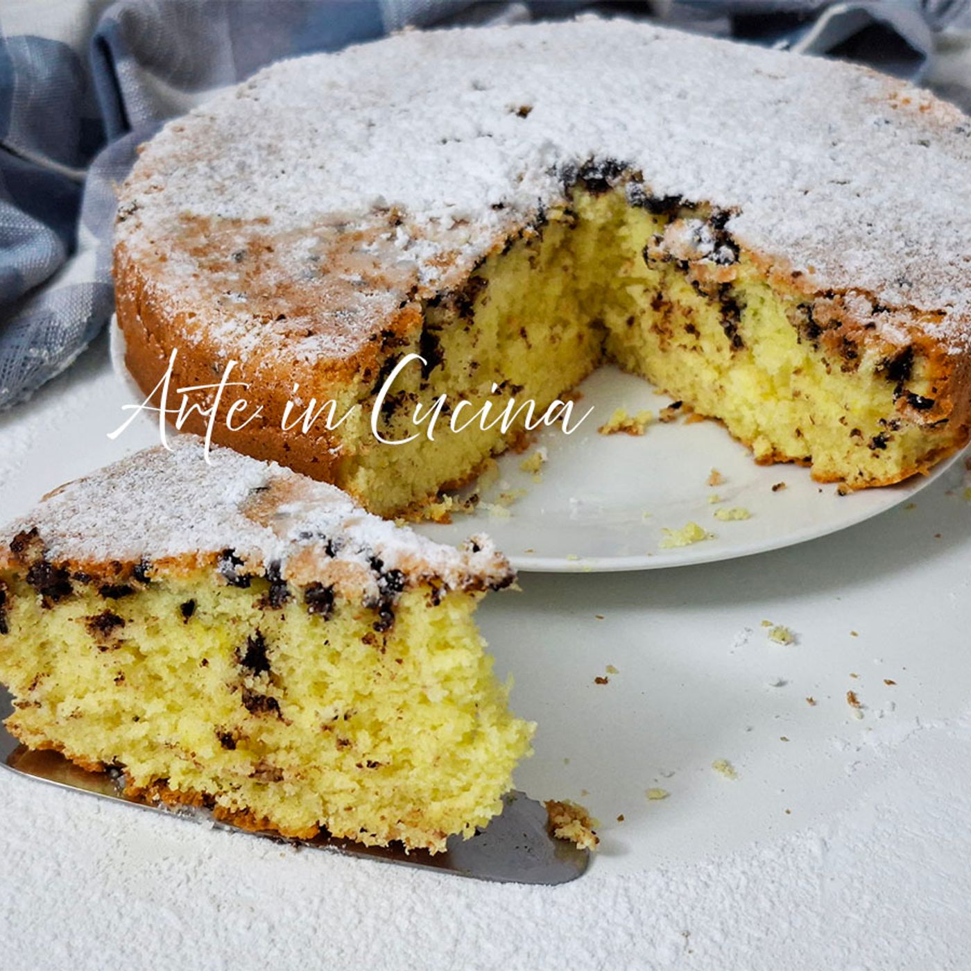 TORTA da COLAZIONE ARANCIA e gocce di cioccolato