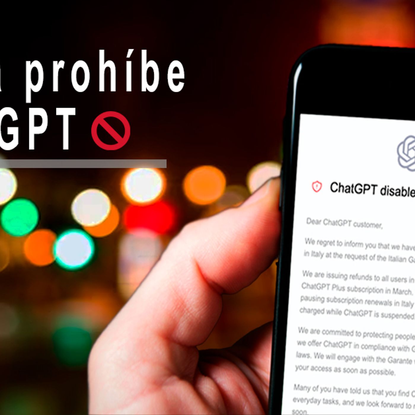 ITALIA PROHÍBE CHATGPT episode artwork