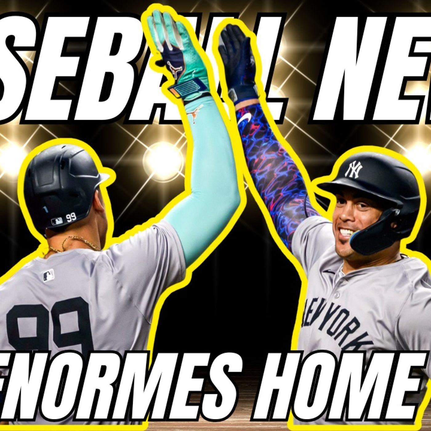 AARON JUDGE Y GIANCARLO STANTON CASI 900 PIES COMBINADOS EN HOME RUNS