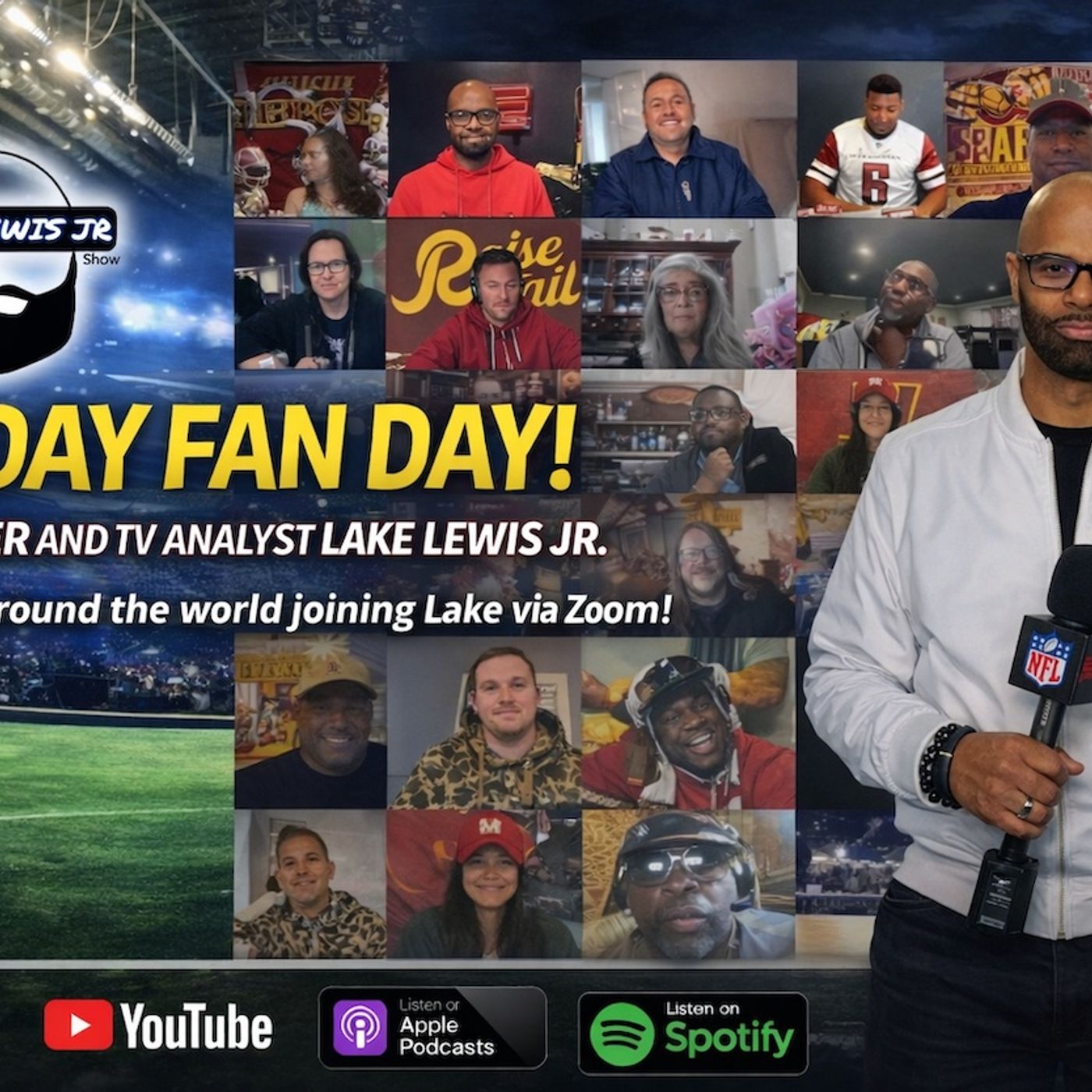 Lake Lewis Jr Show | Fan Day | NFL Free Agency Frenzy episode artwork