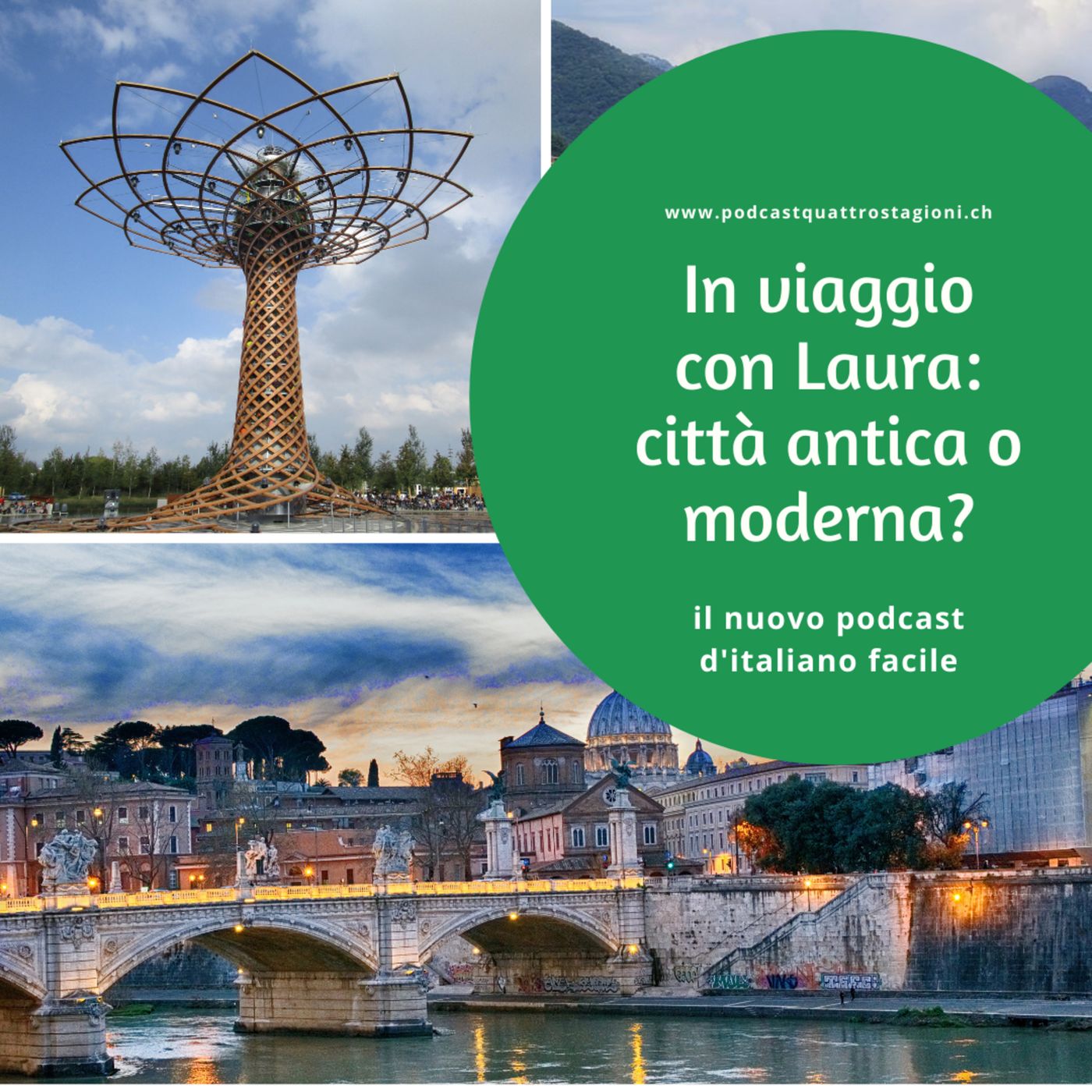 Italian Podcast italiano facile Quattro Stagioni con Laura, by Alessandra Pasqui - Podart
