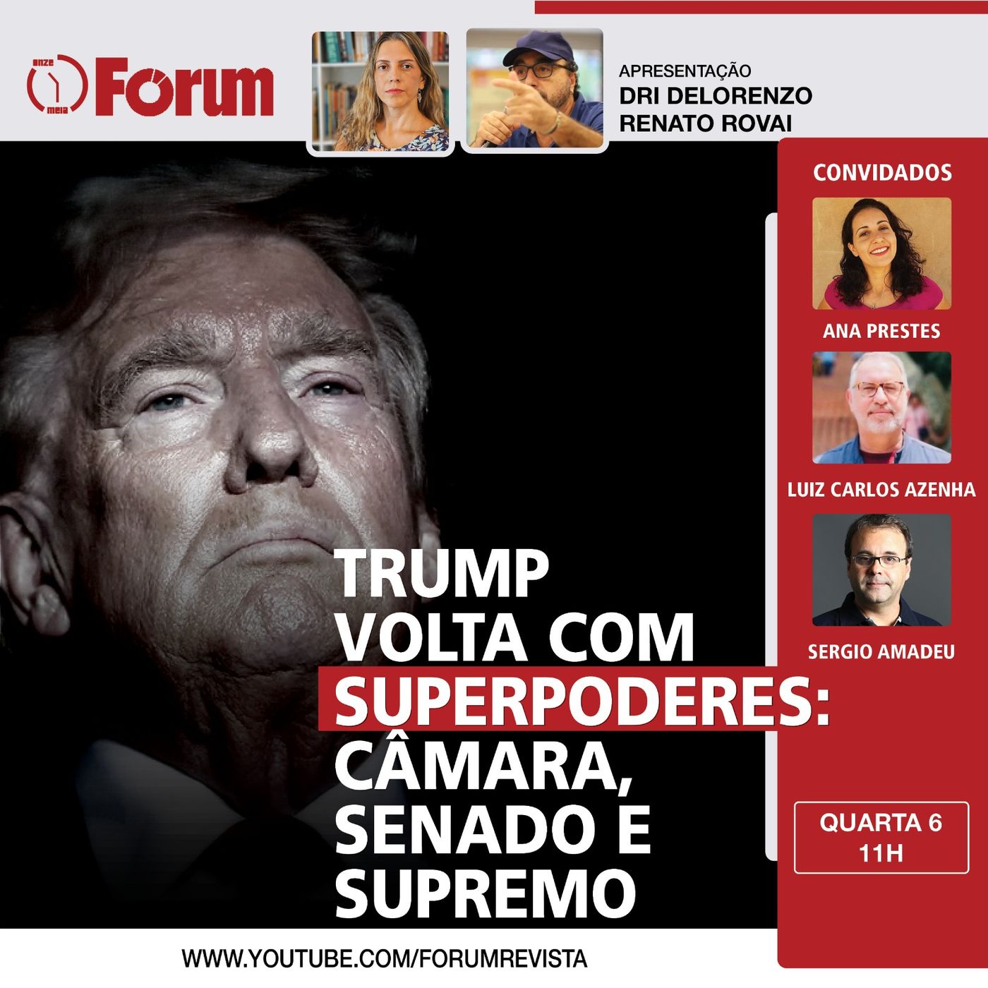 Trump de volta com superpoderes | Lula defende "trabalho conjunto" | O impacto para o Brasil e mundo episode artwork