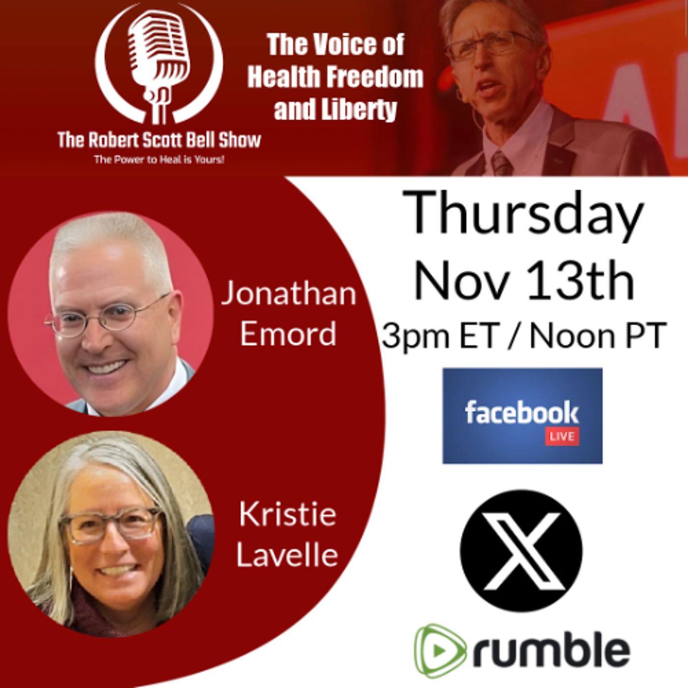 Jonathan Emord, Durbin Exposes Schumer, McConnell Targets Hemp, Kristie Lavelle, Weaponized Medical Boards - The RSB Show 11-13-25 episode artwork