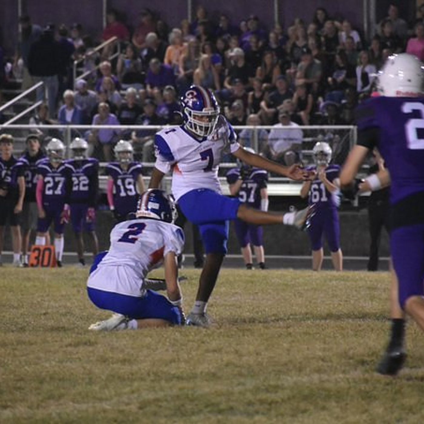 Adrian Leon sets school record with 9 extra points in Genoa-Kingston’s 63-14 win at Rockford Lutheran episode artwork