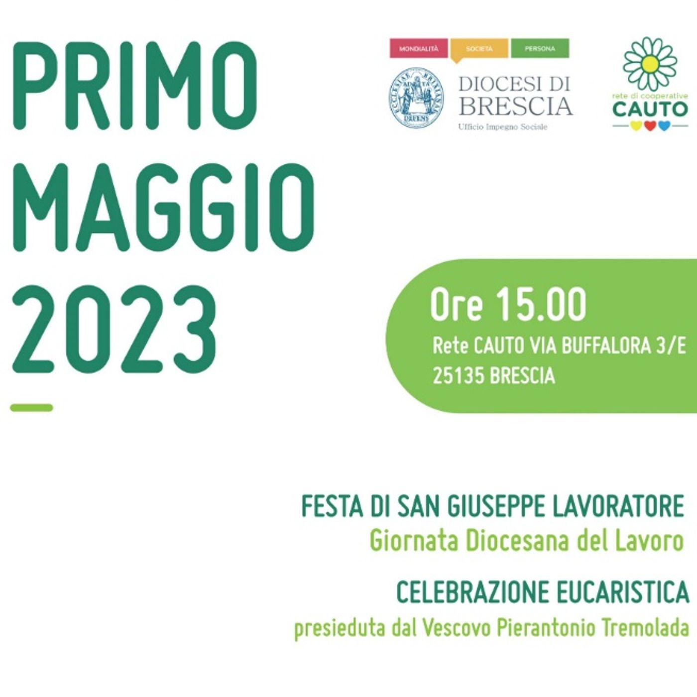 Primo maggio alla Rete Cauto con il Vescovo Pierantonio: intervista a Suor Italina Parente  -  21 aprile 2023 episode artwork