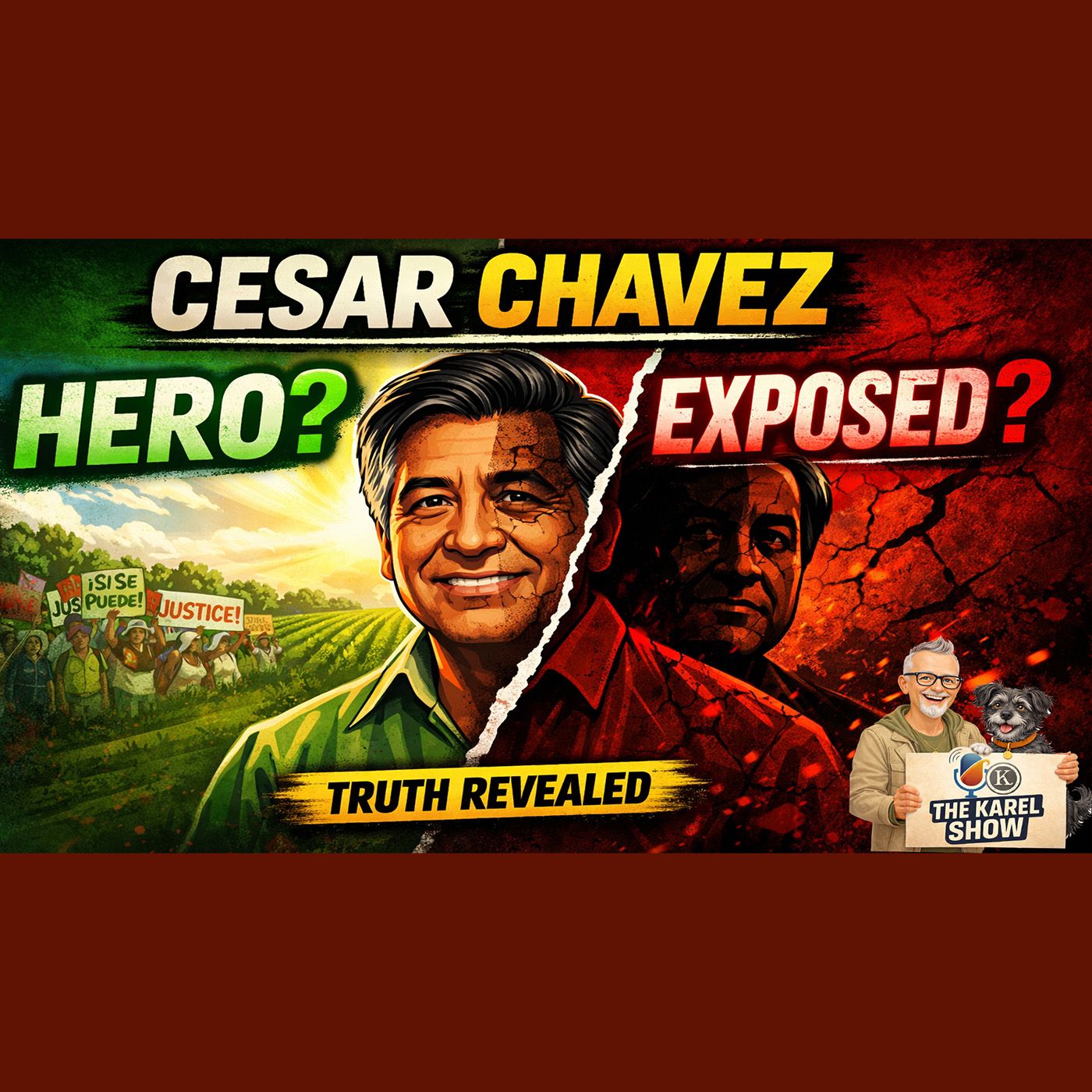 🔥 Cesar Chavez EXPOSED? Hero or Villain | Trump, Israel War & LGBTQ Crackdown episode artwork