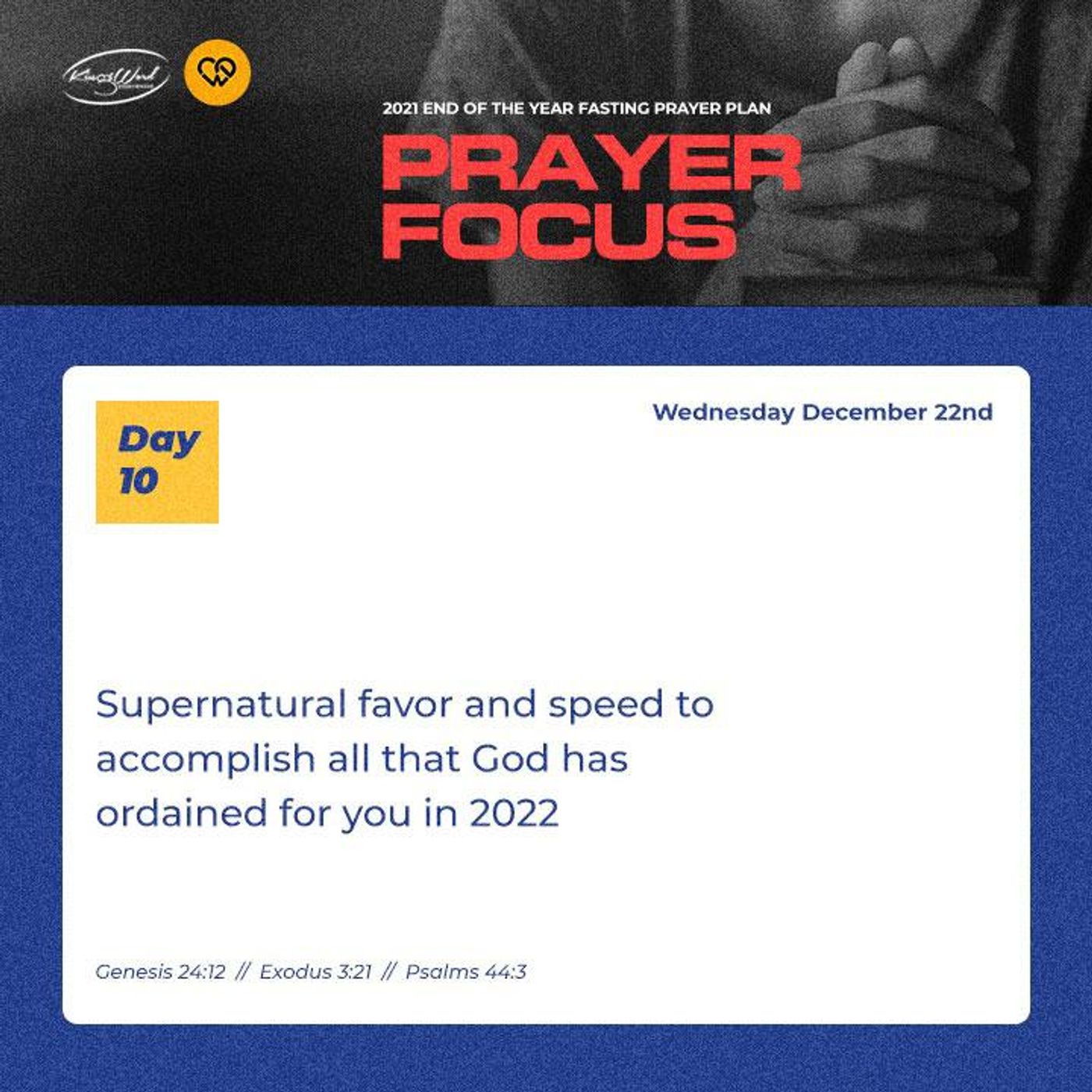 Supernatural Favor and Speed | Restart (End of the Year Fasting) - Day 10 episode artwork