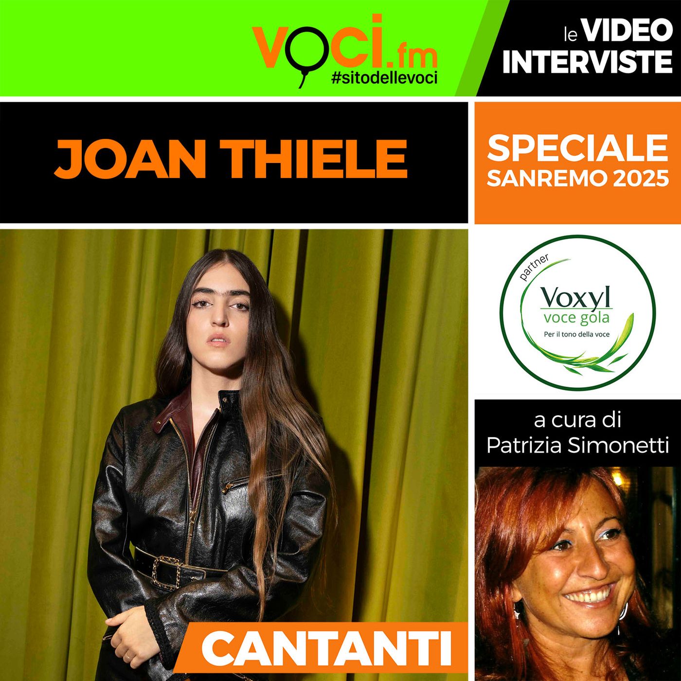 SANREMO 2025: JOAN THIELE su VOCI.fm - clicca PLAY e ascolta l'intervista episode artwork