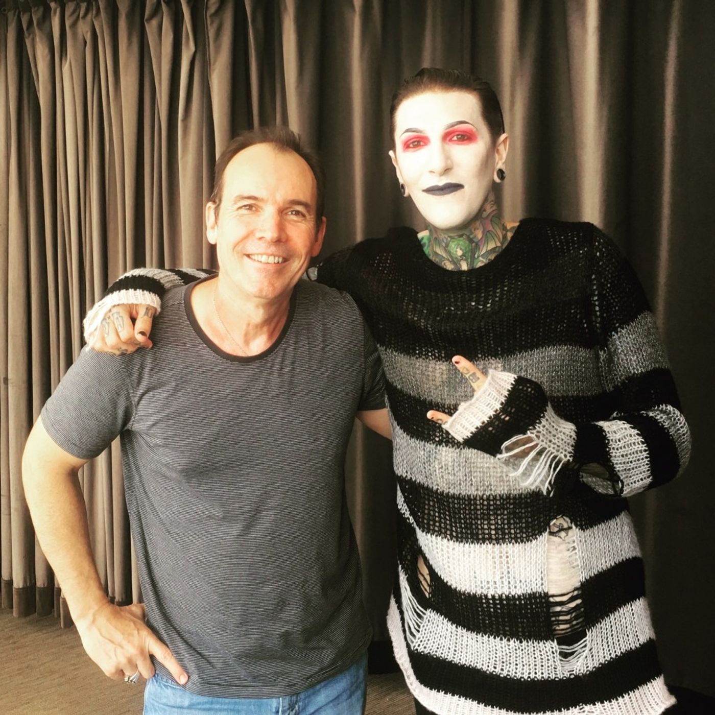 Chris Motionless from Motionless In White/LA Lloyd interview episode artwork
