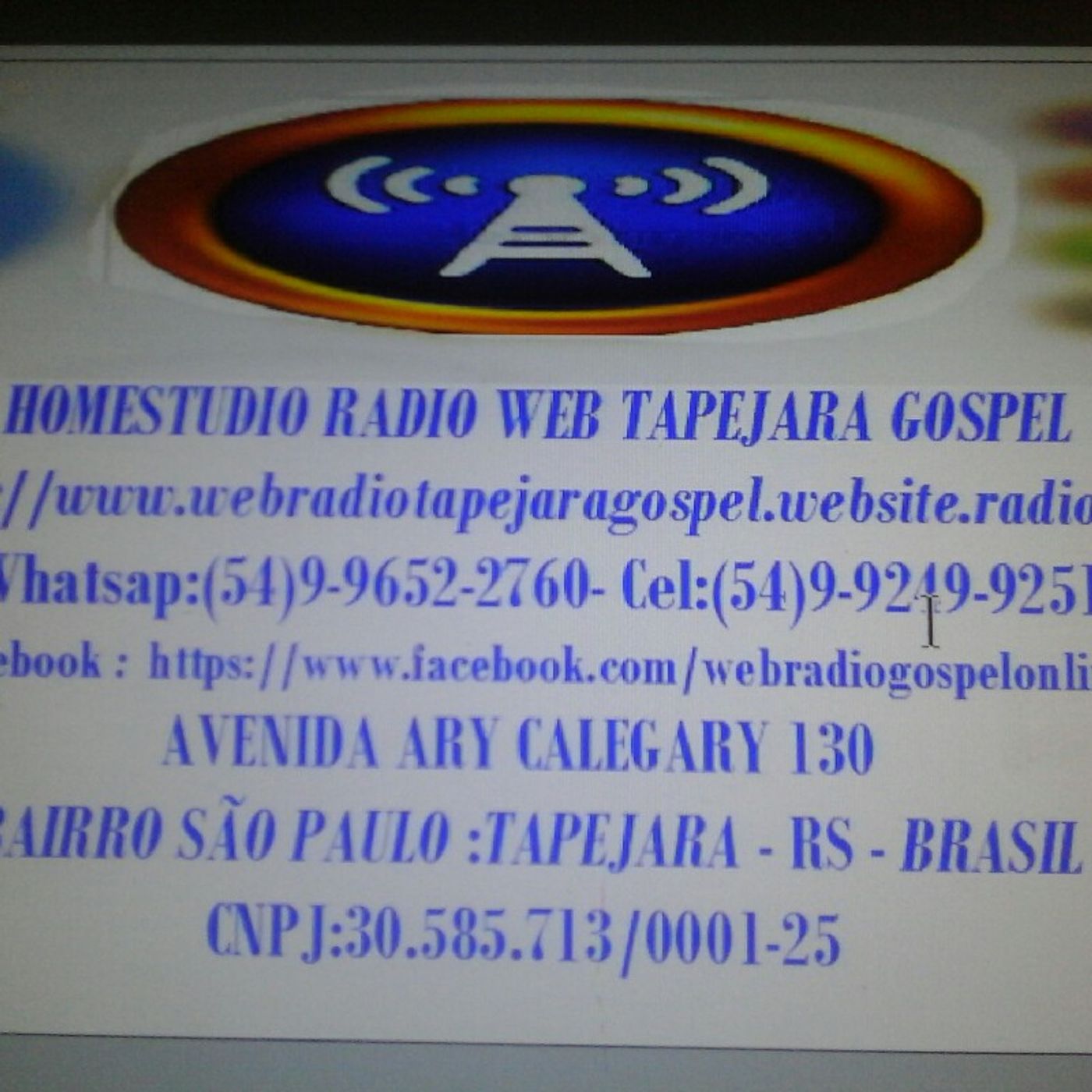 Web radio tapejara gospel