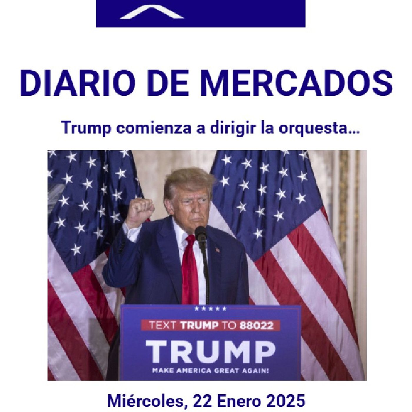 PODCAST en abierto DIARIO DE MERCADOS Miércoles 22 Enero 2025 episode artwork