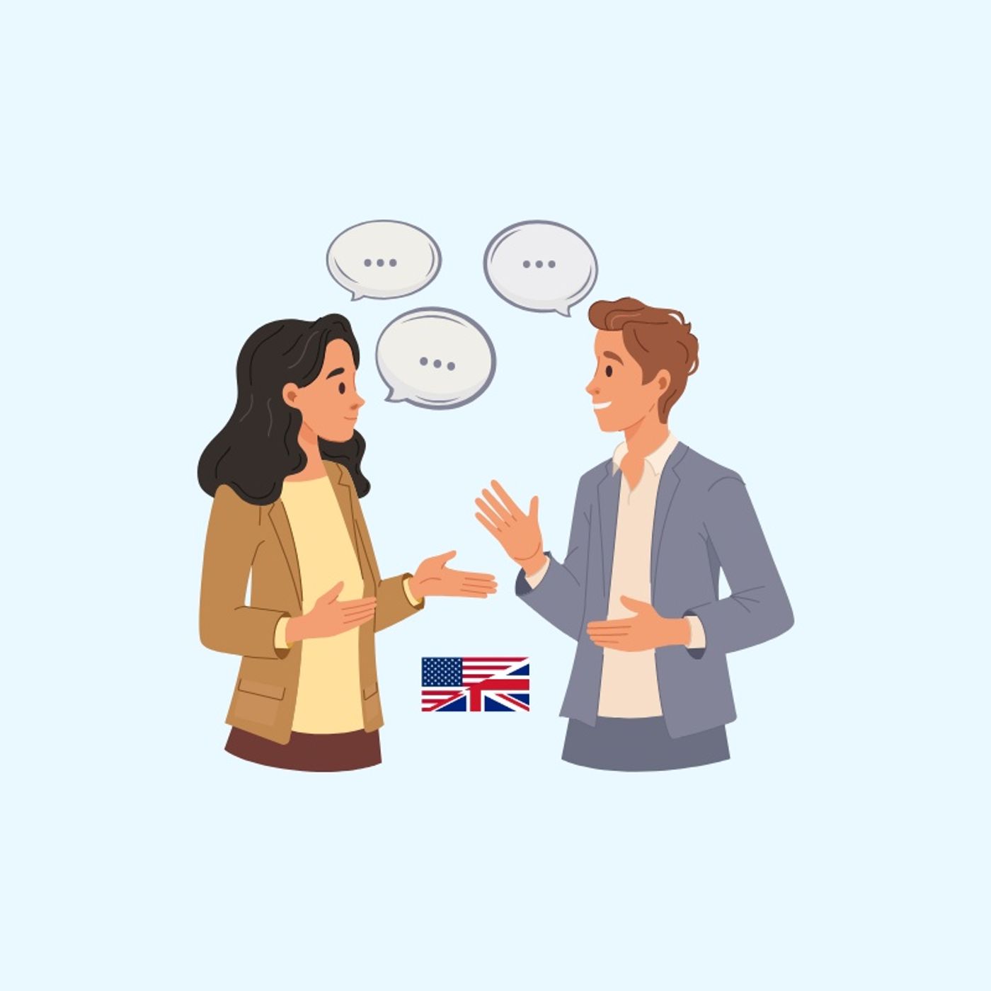 Conversations in English podcast artwork