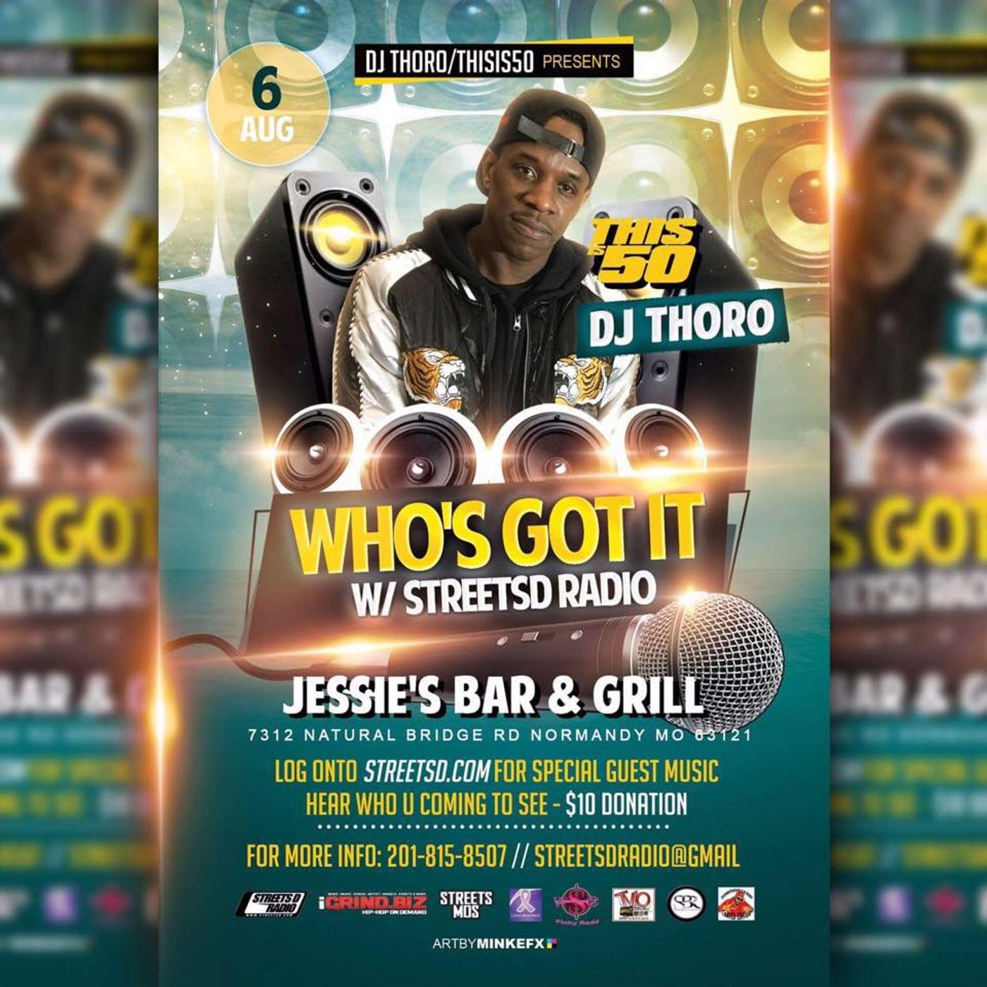 Live from Jessie's with DJ Thoro 8/6/17 episode artwork
