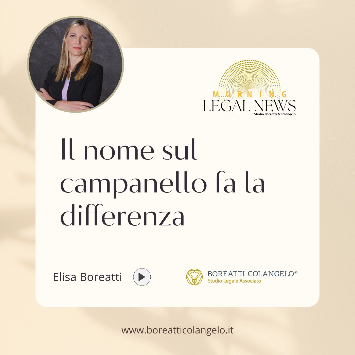 #69 - Il nome sul campanello fa la differenza | Boreatti&Colanglo episode artwork