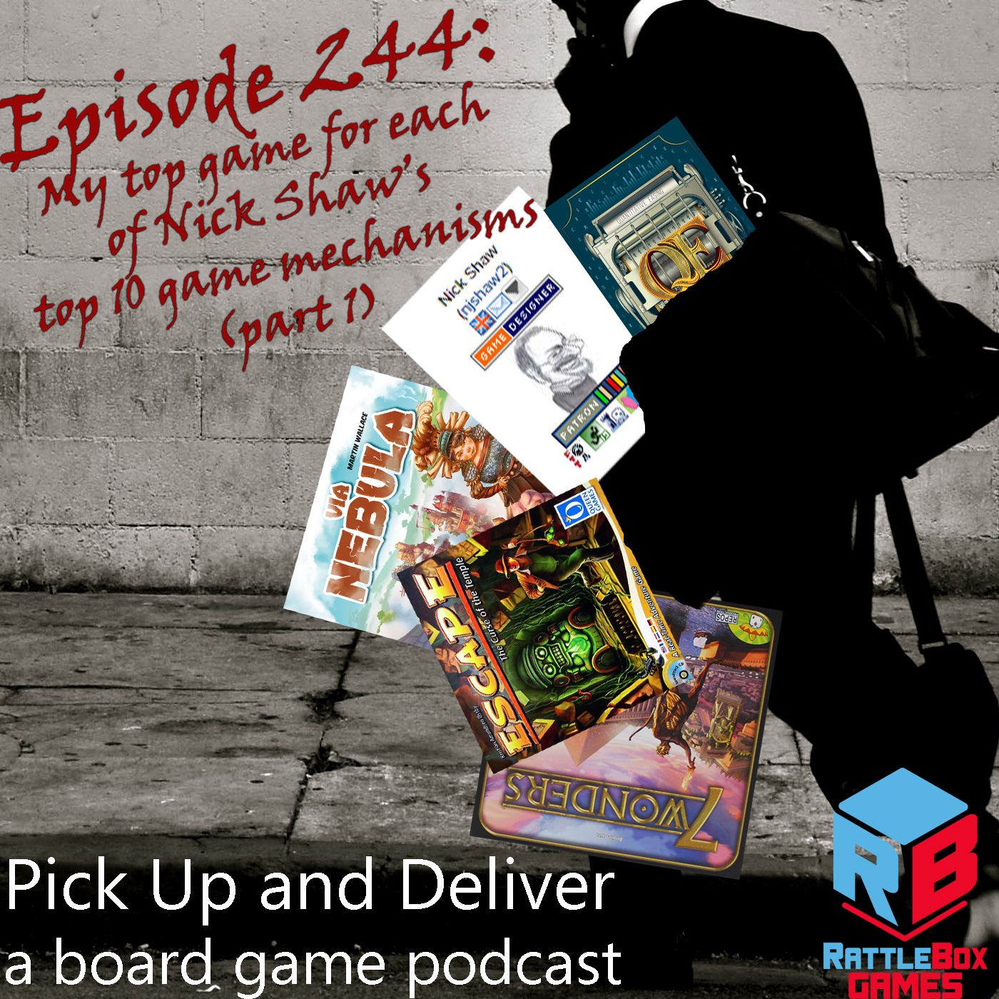 My top games for Nick Shaw's top 10 game mechanisms (part 1)