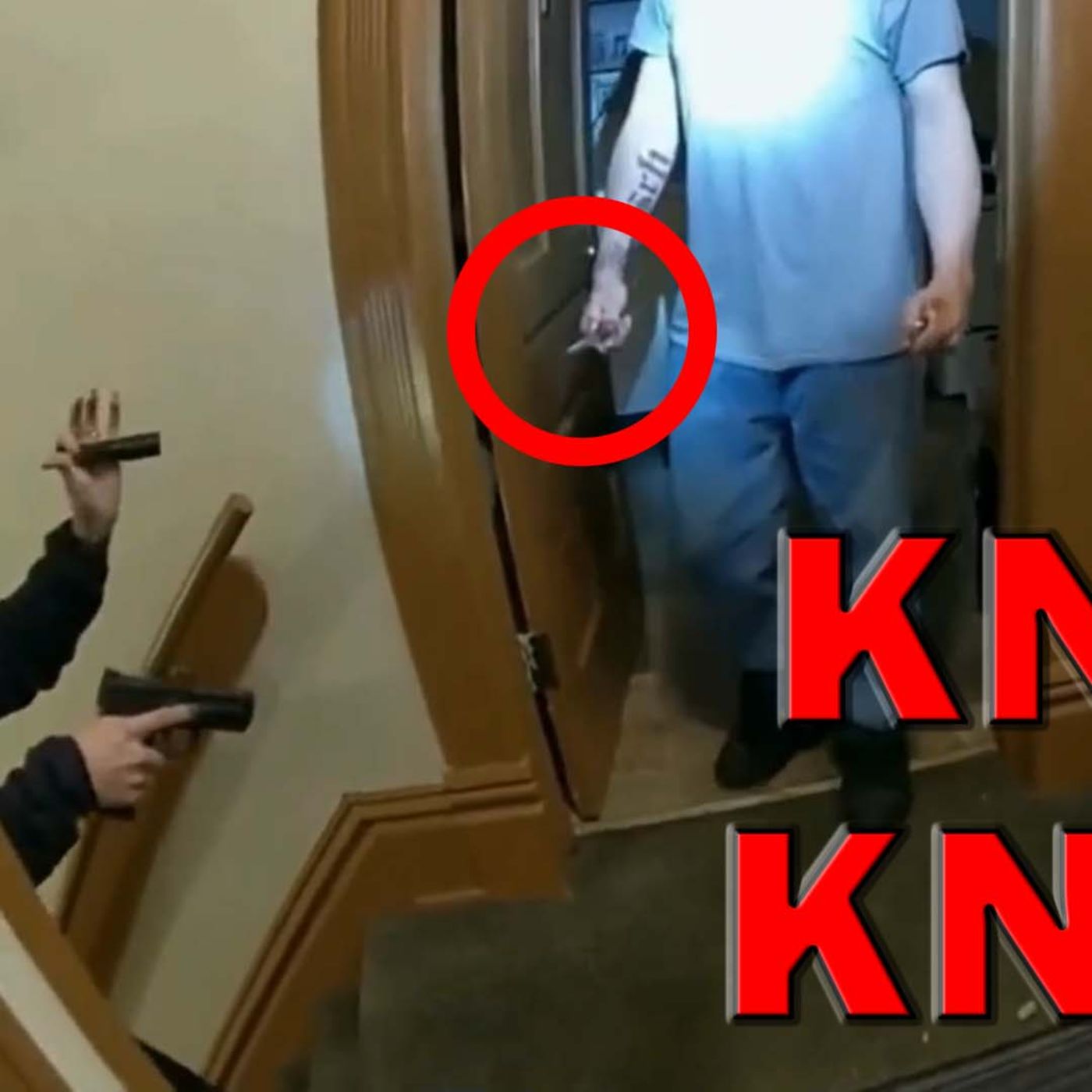 Man With Knife Opens Door To Cops And Just Won't Stop Advancing On Video - LEO Round Table S09E29 episode artwork