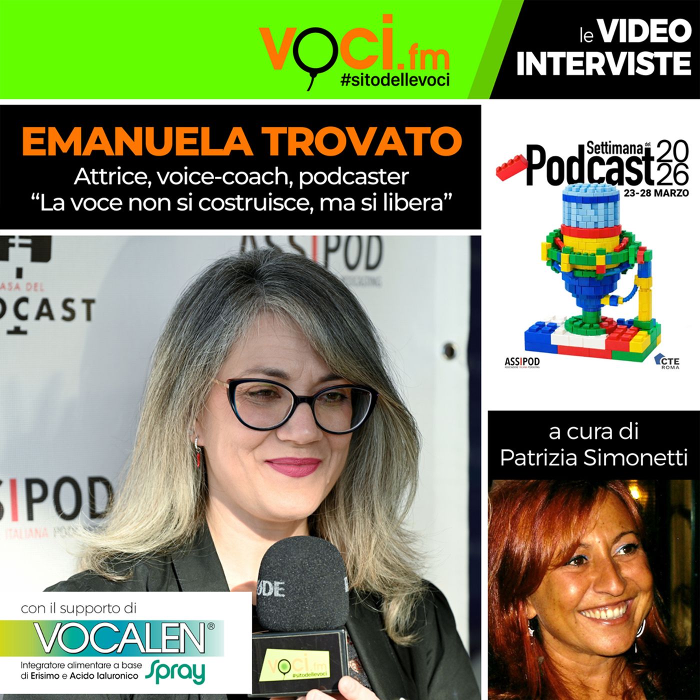 EMANUELA TROVATO su VOCI.fm (SETTIMANA DEL PODCAST 2026) - clicca play e ascolta l'intervista episode artwork