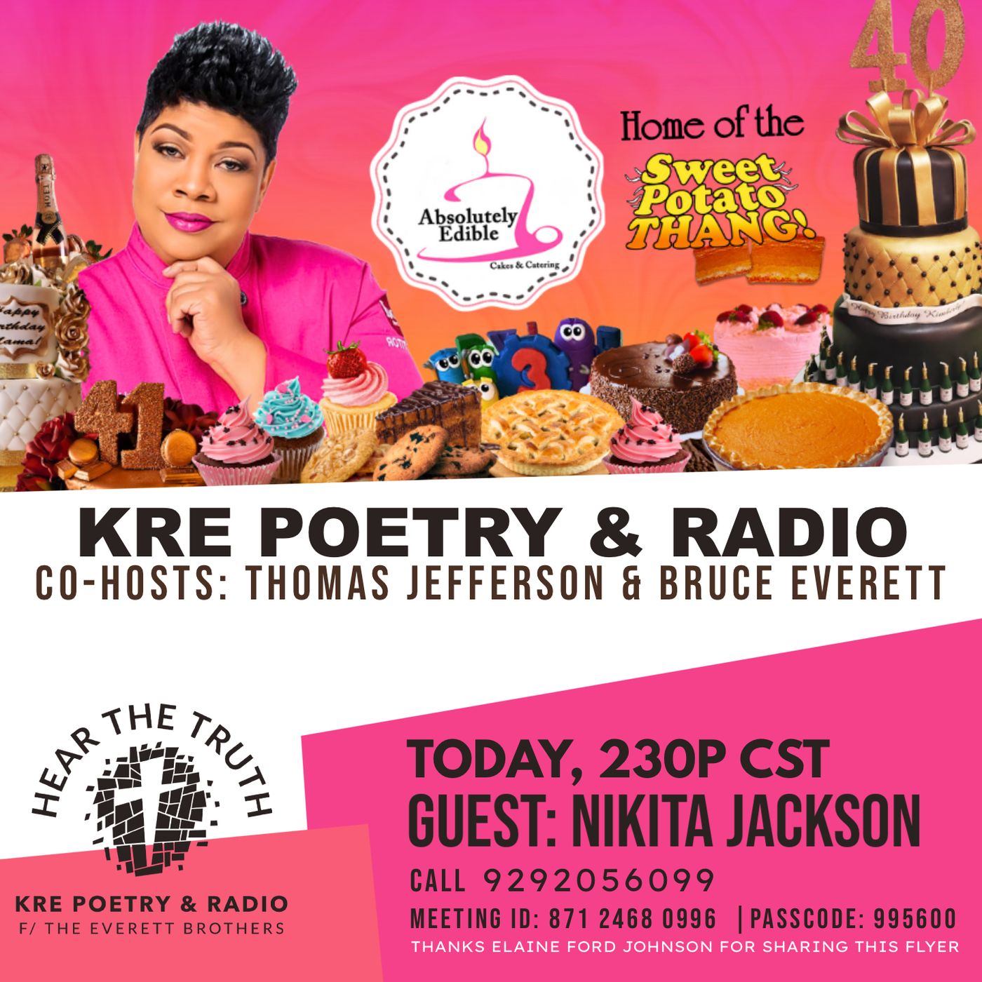 KRE POETRY AND RADIO - EP 159 - GUEST: NIKITA JACKSON episode artwork
