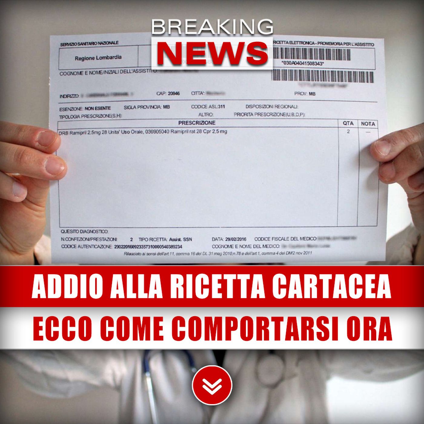 Addio Definitivo Alla Ricetta Cartacea: Ecco Come Comportarsi Ora!