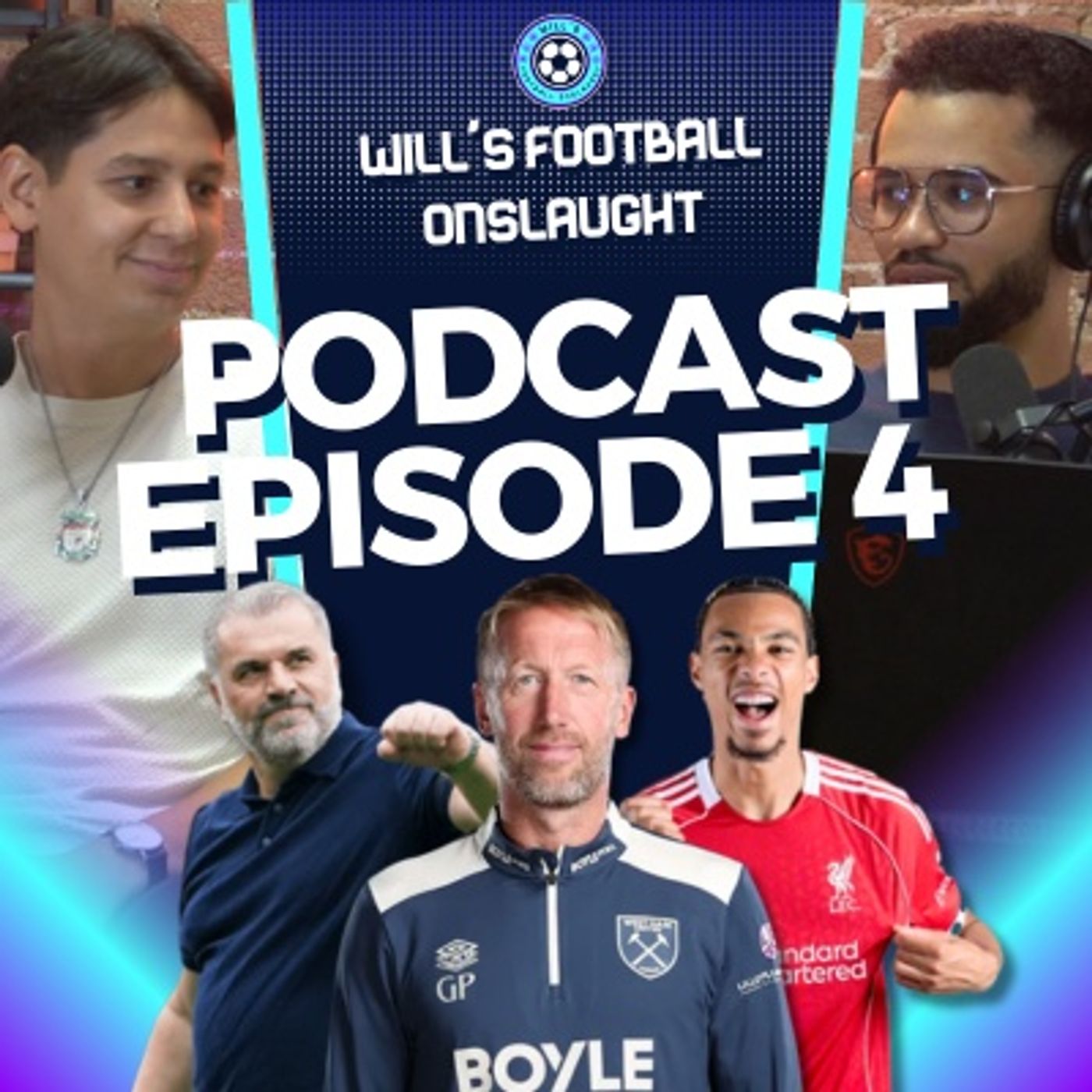 Graham Potter AXED by West Ham! Hugo Ekitike’s Red Card + Europa Highlights — Will's Football Onslaught Podcast cover