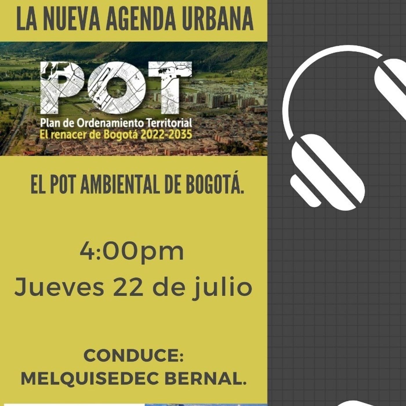 La nueva Agenda Urbana: el POT ambiental de Bogotá