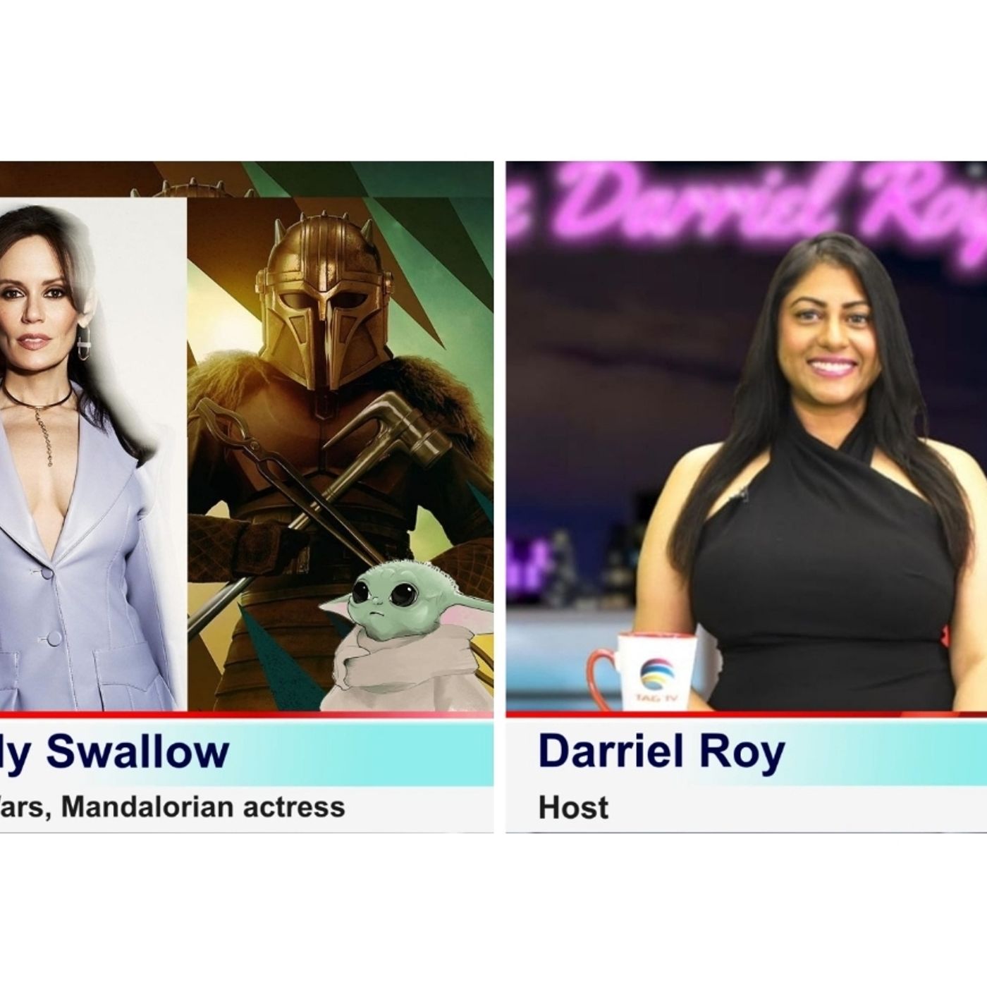 The Darriel Roy Show - Emily Swallow, Star Wars, The Mandalorian actress episode artwork