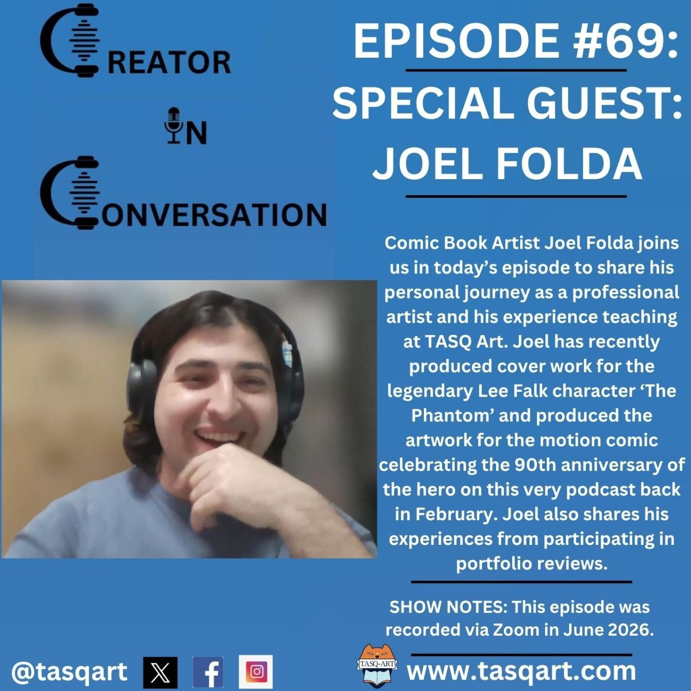 Joel Folda: Creator In Conversation Ep. 69 episode artwork