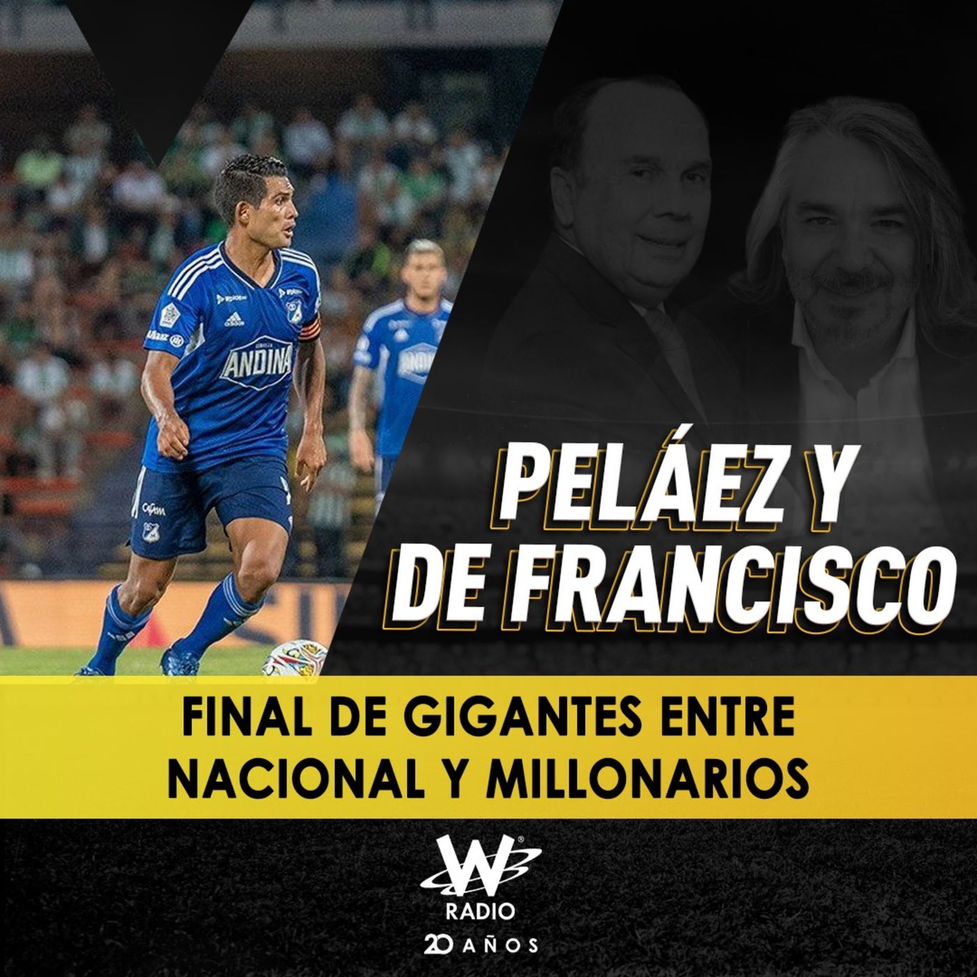 Final de gigantes entre Nacional y Millonarios