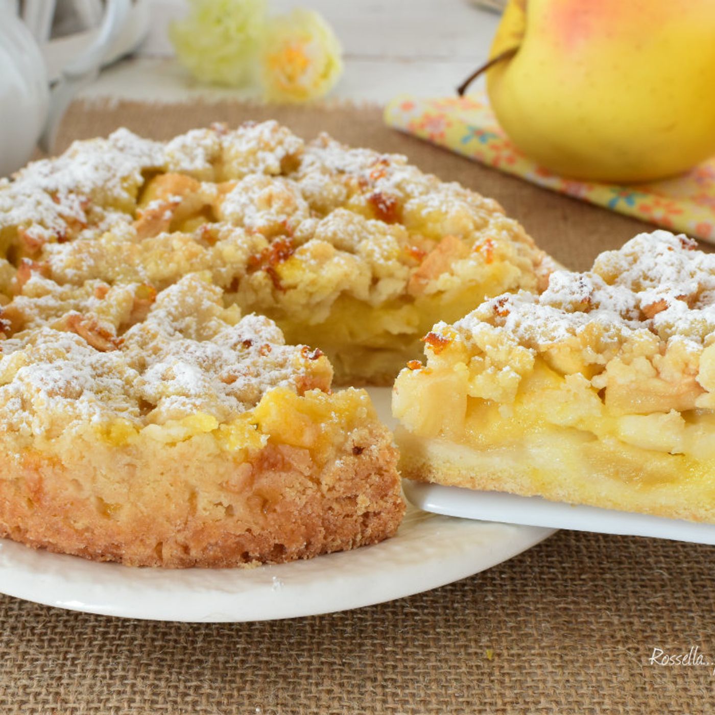 CROSTATA Ripiena alle Mele