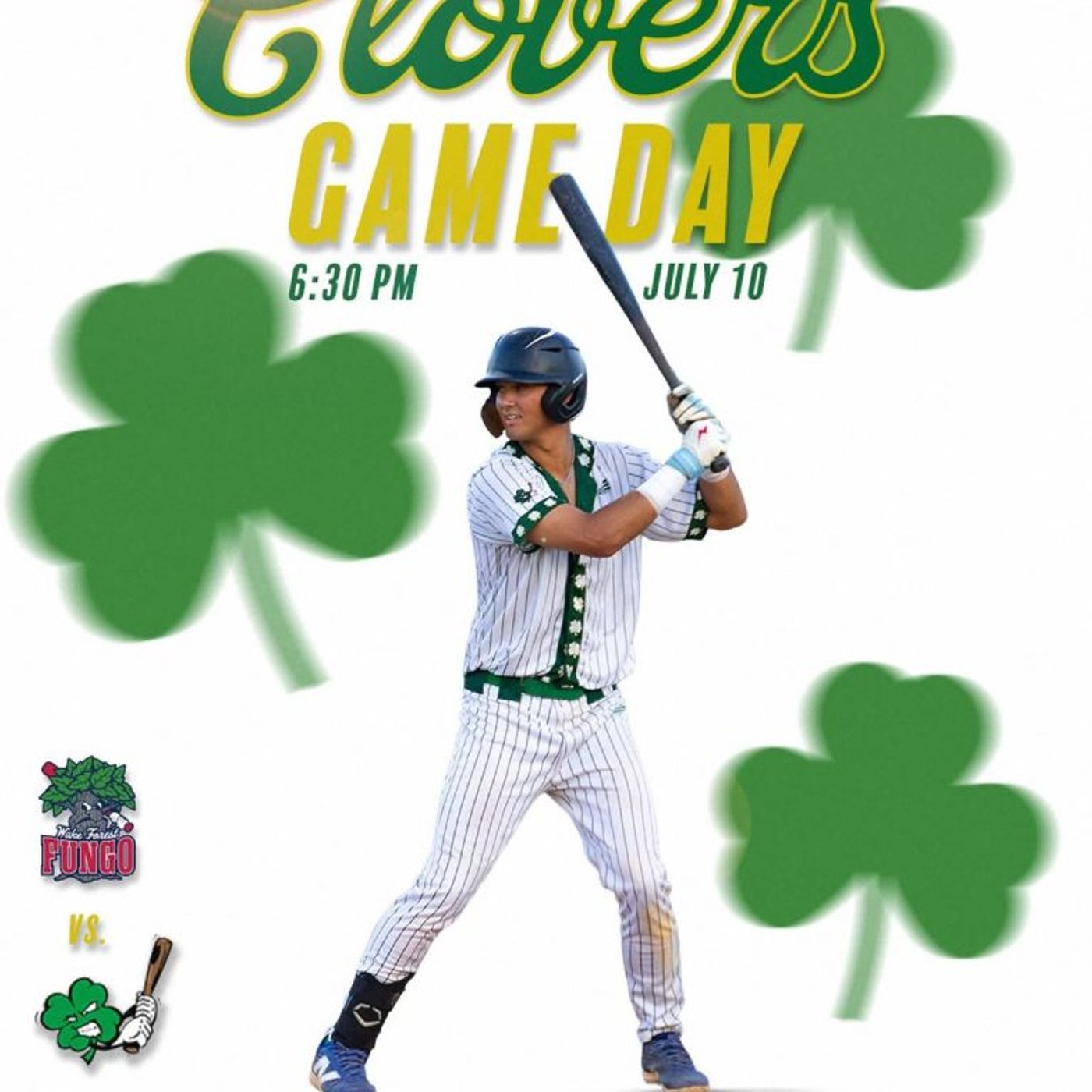 Wake Forest FUNGO VS Clayton Clovers Old North State League Piedmont Divisional Baseball #WeAreCRN #CloveShow #GetLucked episode artwork