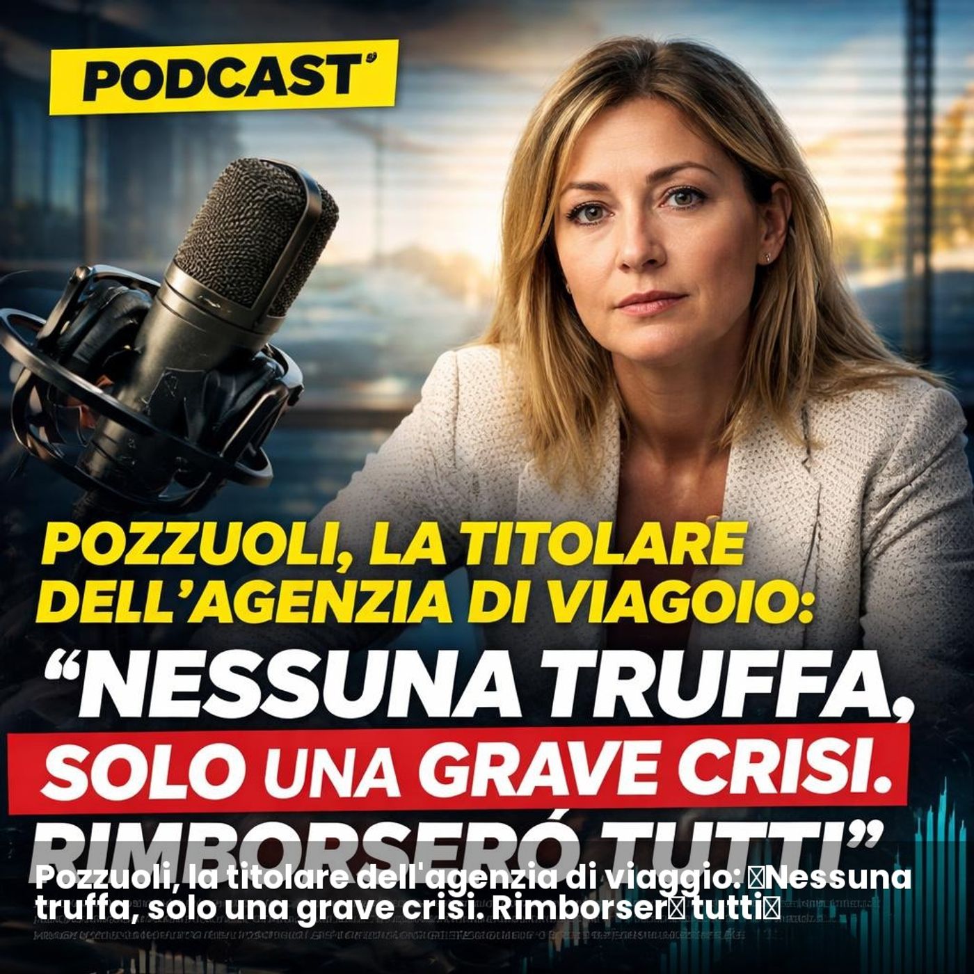 Pozzuoli, la titolare dell'agenzia di viaggio: «Nessuna truffa, solo una grave crisi. Rimborserò tutti» episode artwork