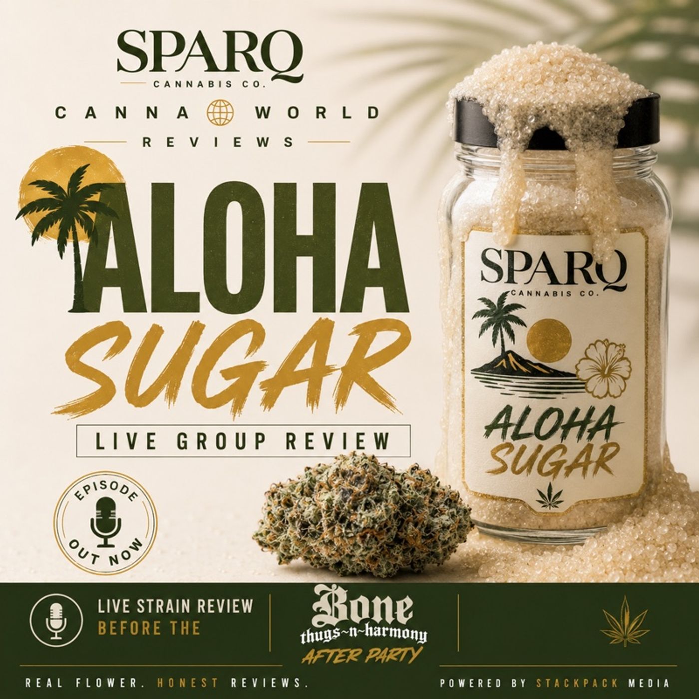 Live Canna World Reviews: “Aloha Sugar”, Lisa M1 Cannabis, Gas Can, Jason Sparq, Destiny