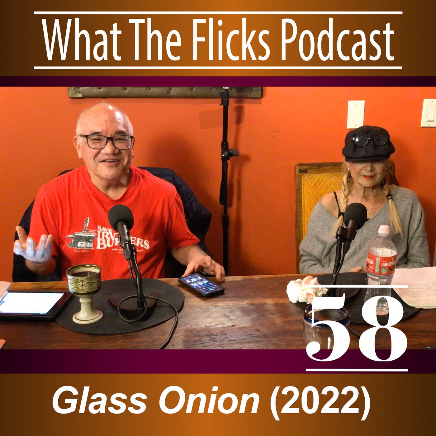 WTF 58 "Glass Onion: A Knives Out Mystery" (2022) episode artwork