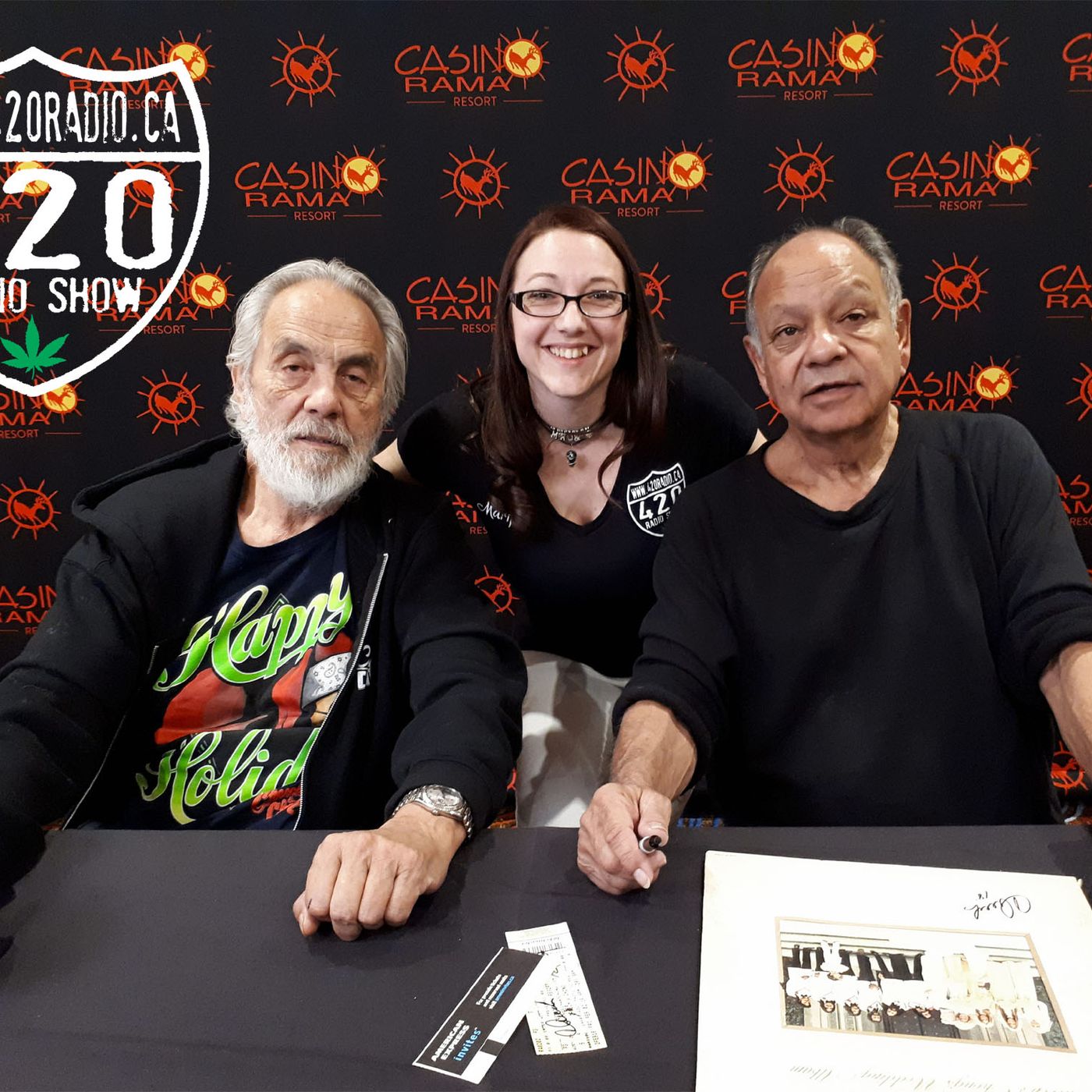 Cheech n Chong chat with Marijane of The 420 Radio Show from Casino Rama - 2018