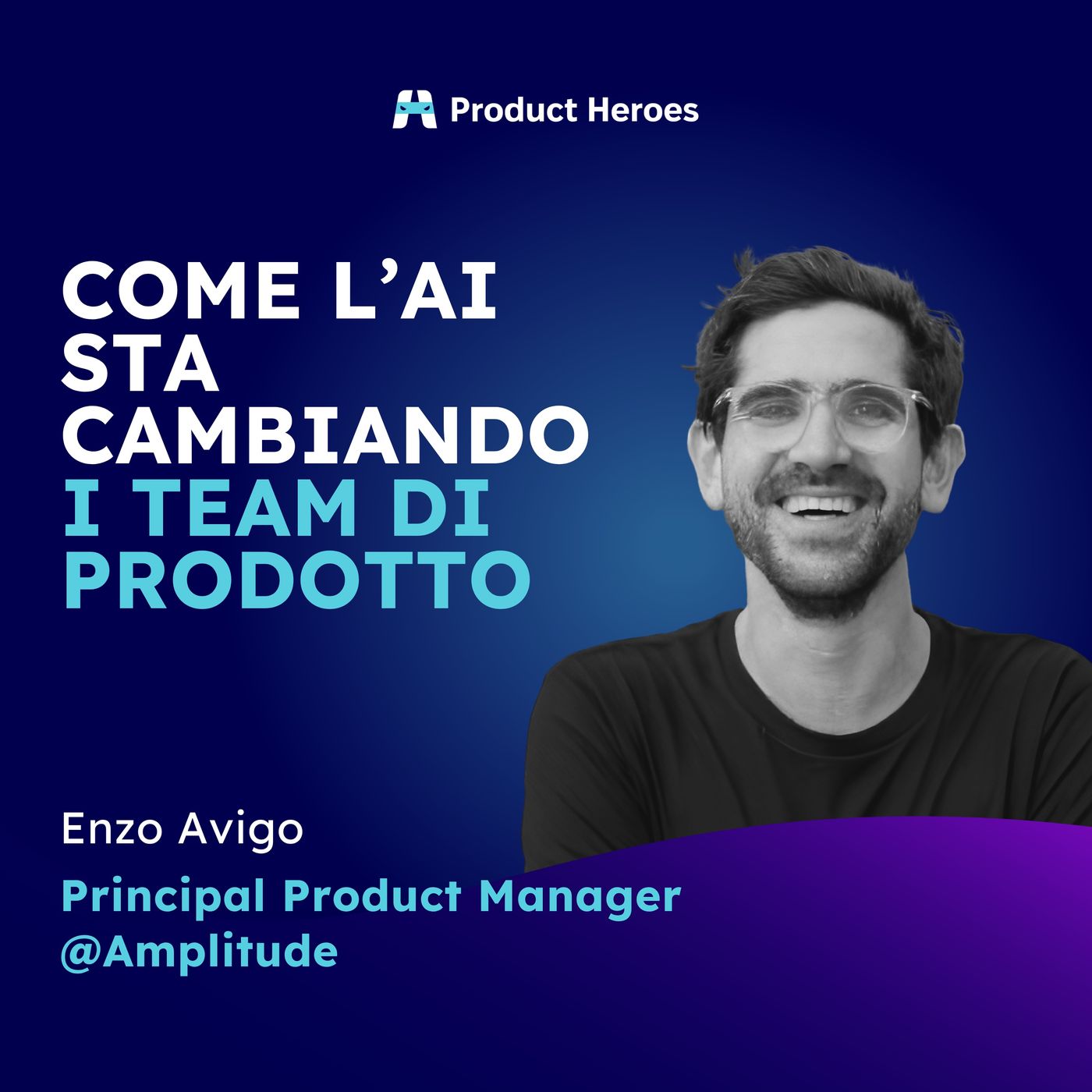 Come l’AI sta cambiando i team di prodotto - Enzo Avigo, Amplitude — Product Heroes - il Podcast cover