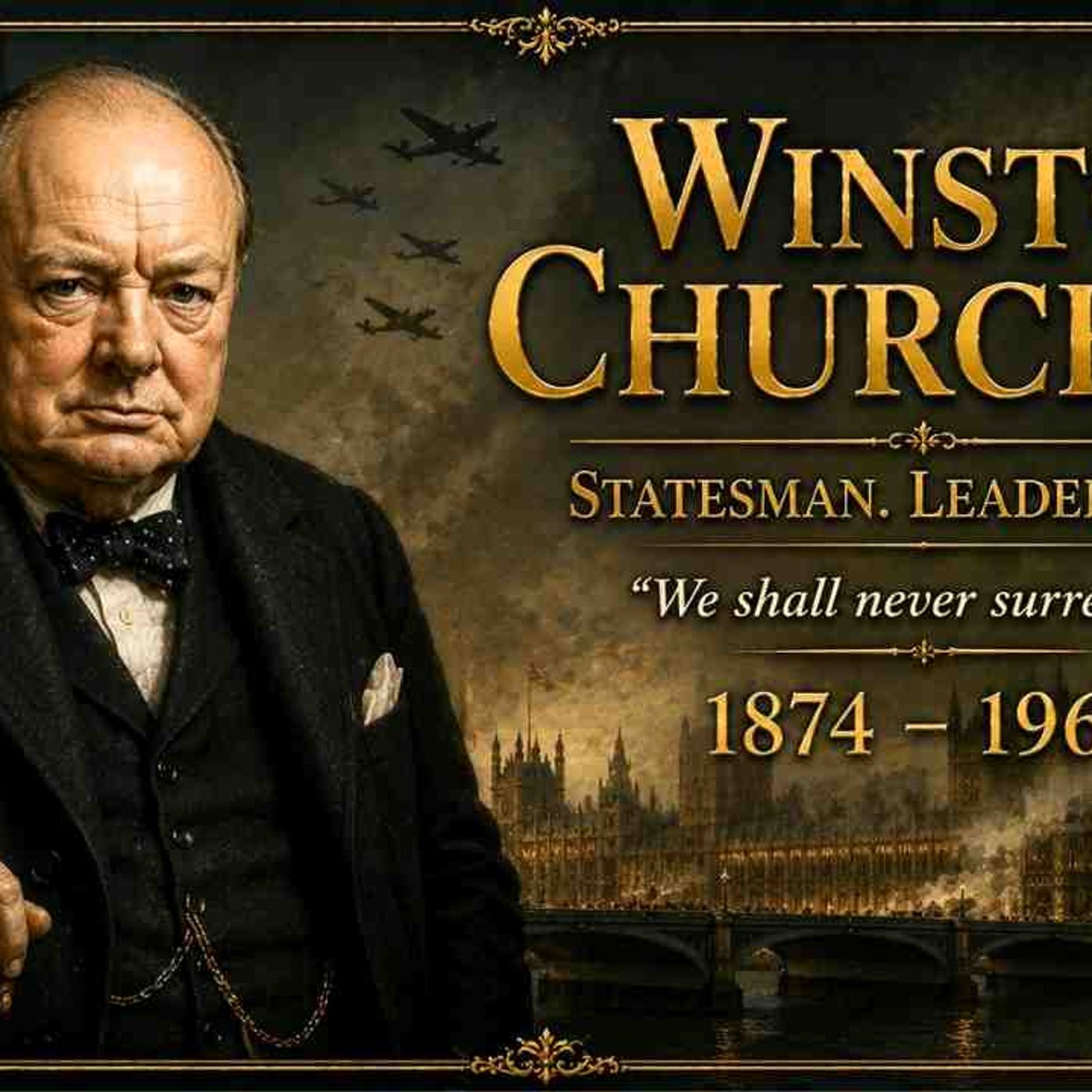 Fall Asleep to the ENTIRE Story of Winston Churchill _ The Man Who Led Britain Through War episode artwork
