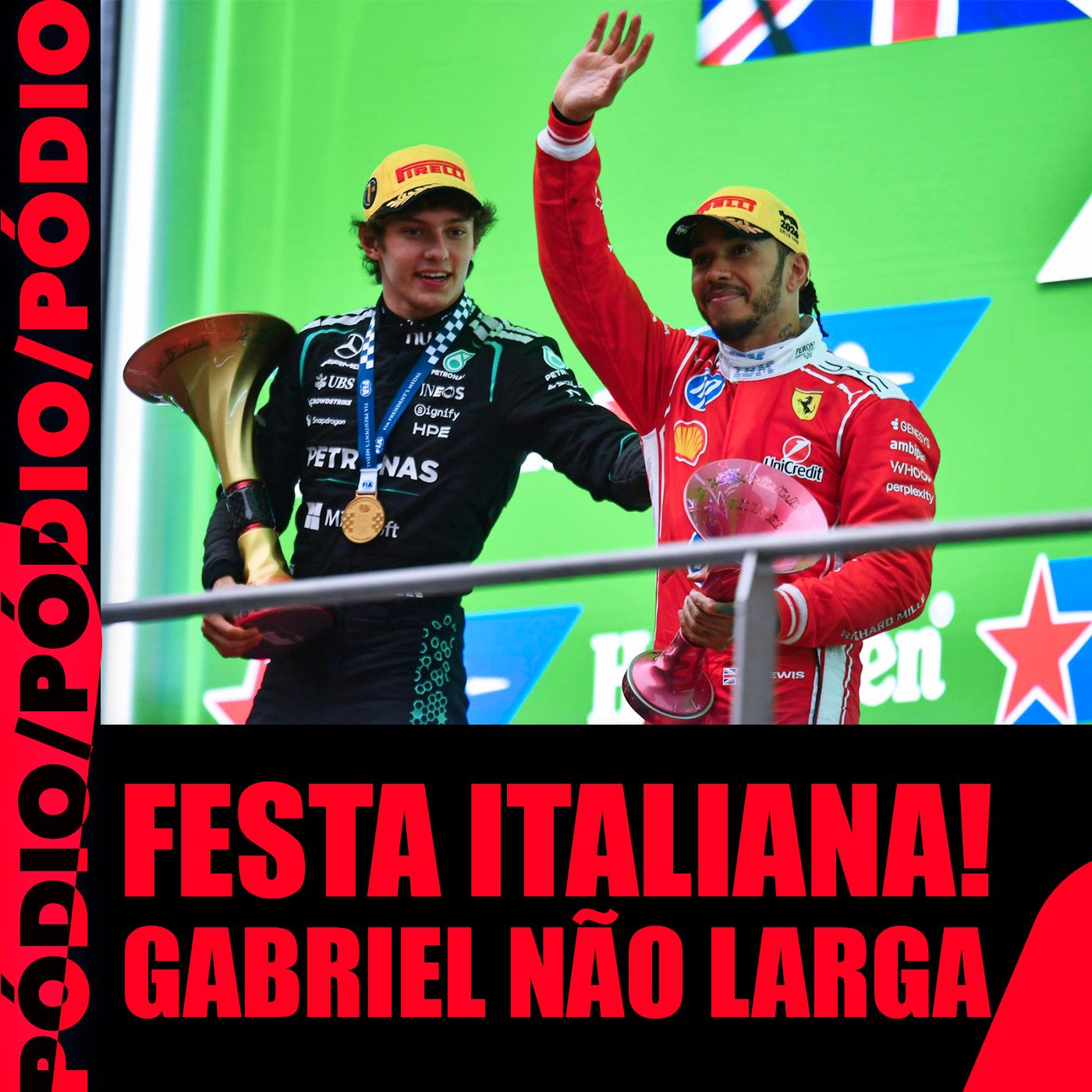Antonelli vence, Russell 2º, Hamilton pódio, Bortoleto e McLaren nem largam e Max abandona na China Antonelli vence, Russell 2º, Hamilton pódio, Bortoleto e McLaren nem largam e Max abandona na China