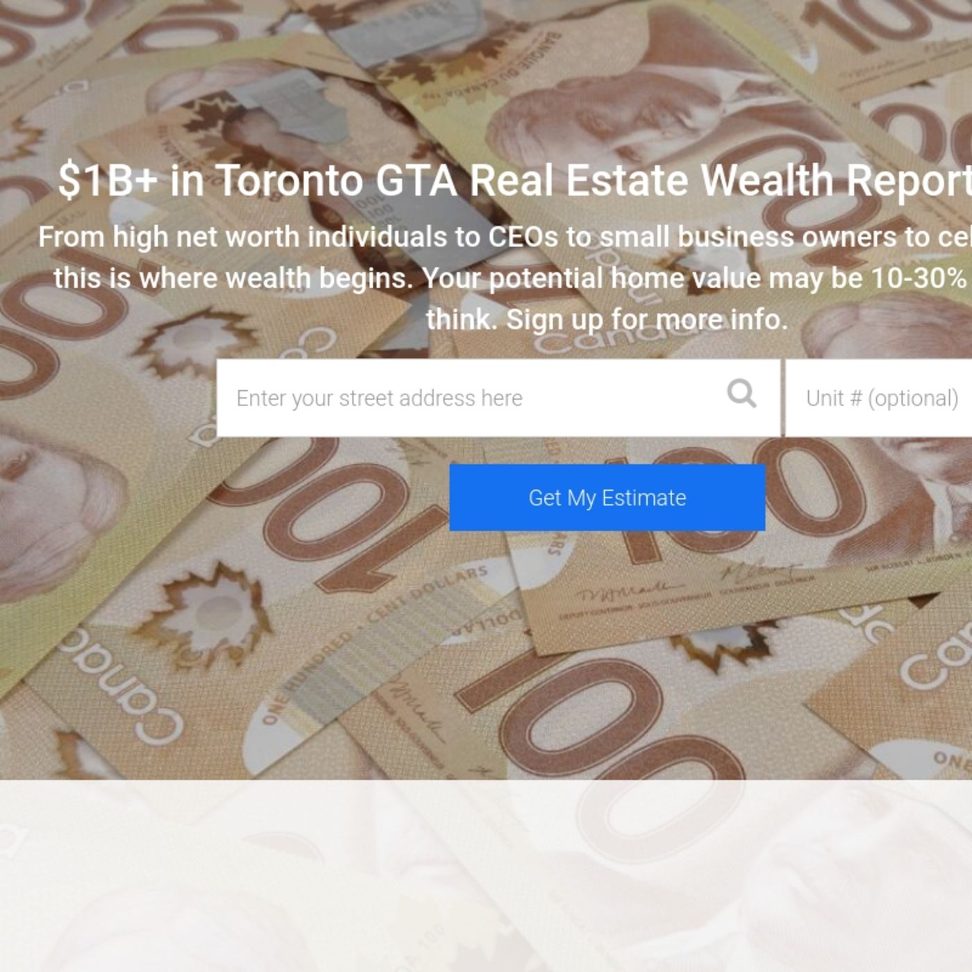 $1B+ in Toronto GTA Real Estate Wealth Reports created episode artwork