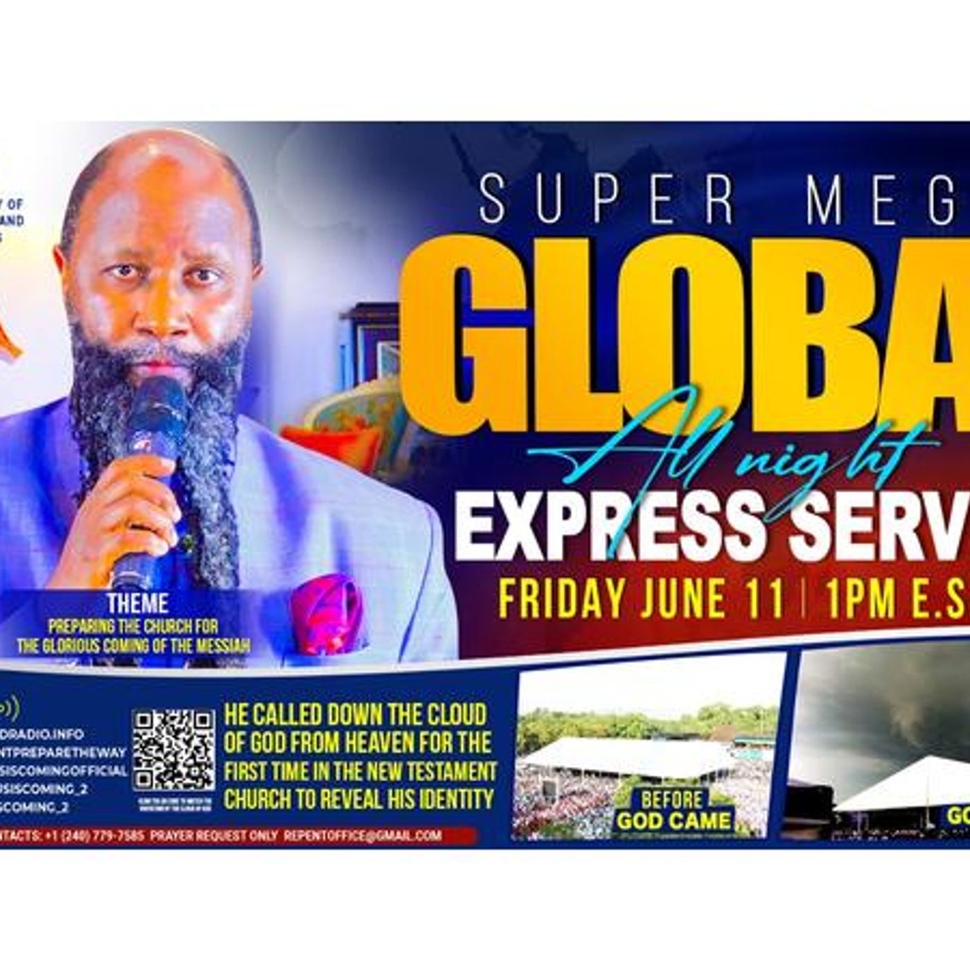 Friday Global Service | June 11th, 2021, ETERNAL JUDGMENT OF GOD, HELL!