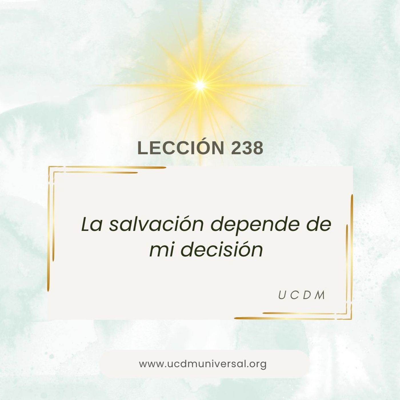 UCDM Universal LECCIÓN DEL DÍA