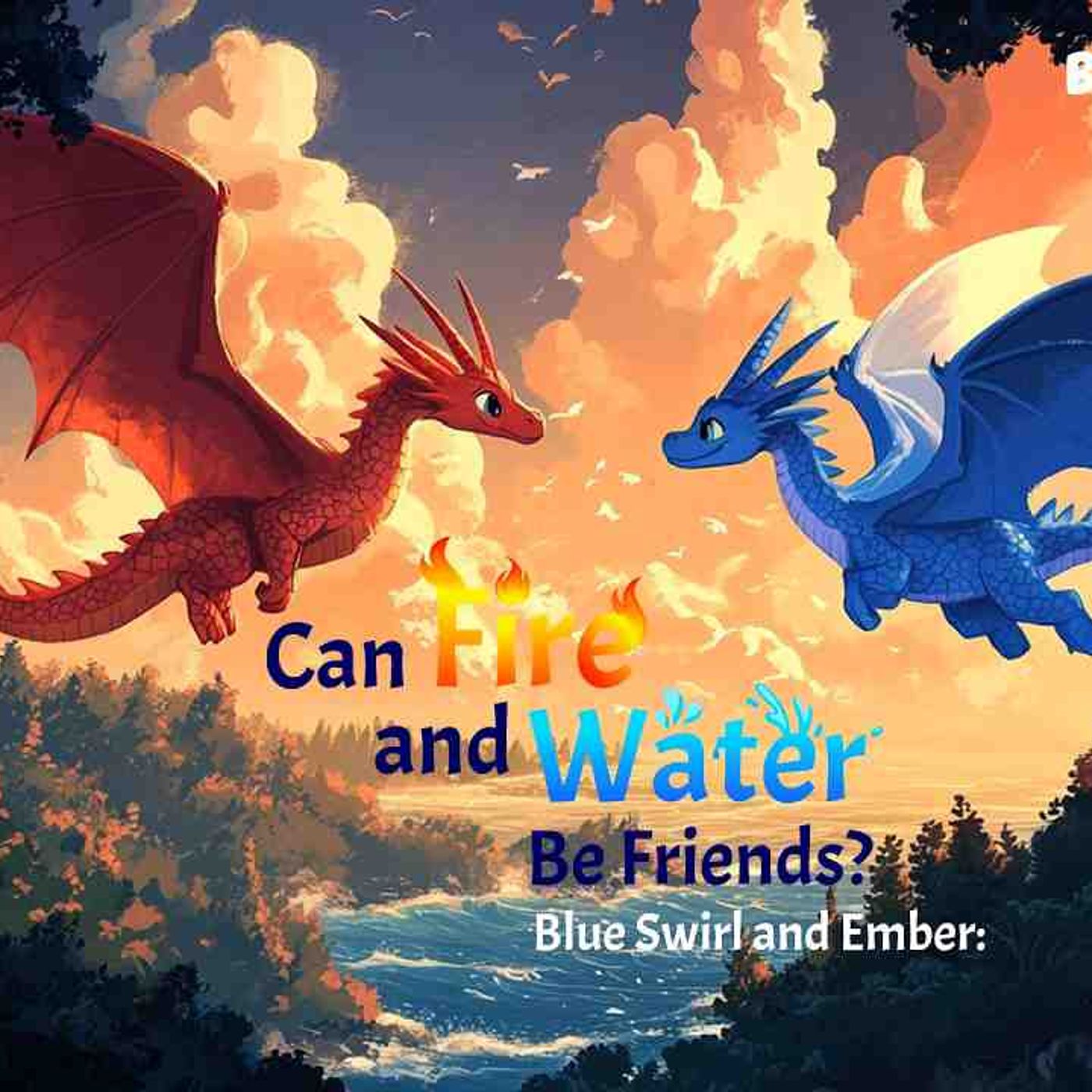 Blue Swirl and Ember Can Fire and Water Be Friends_  _  Magical Friendship Story for Kids episode artwork