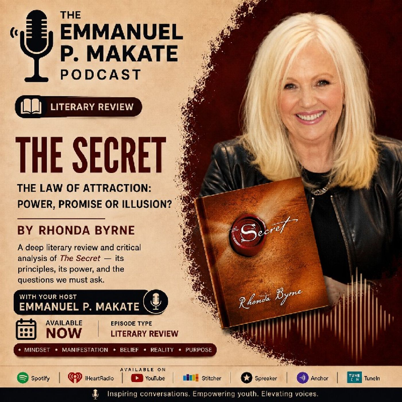 Discussion and Review: The Secret by Rhonda Byrne: Can Your Thoughts Really Change Your Life? episode artwork
