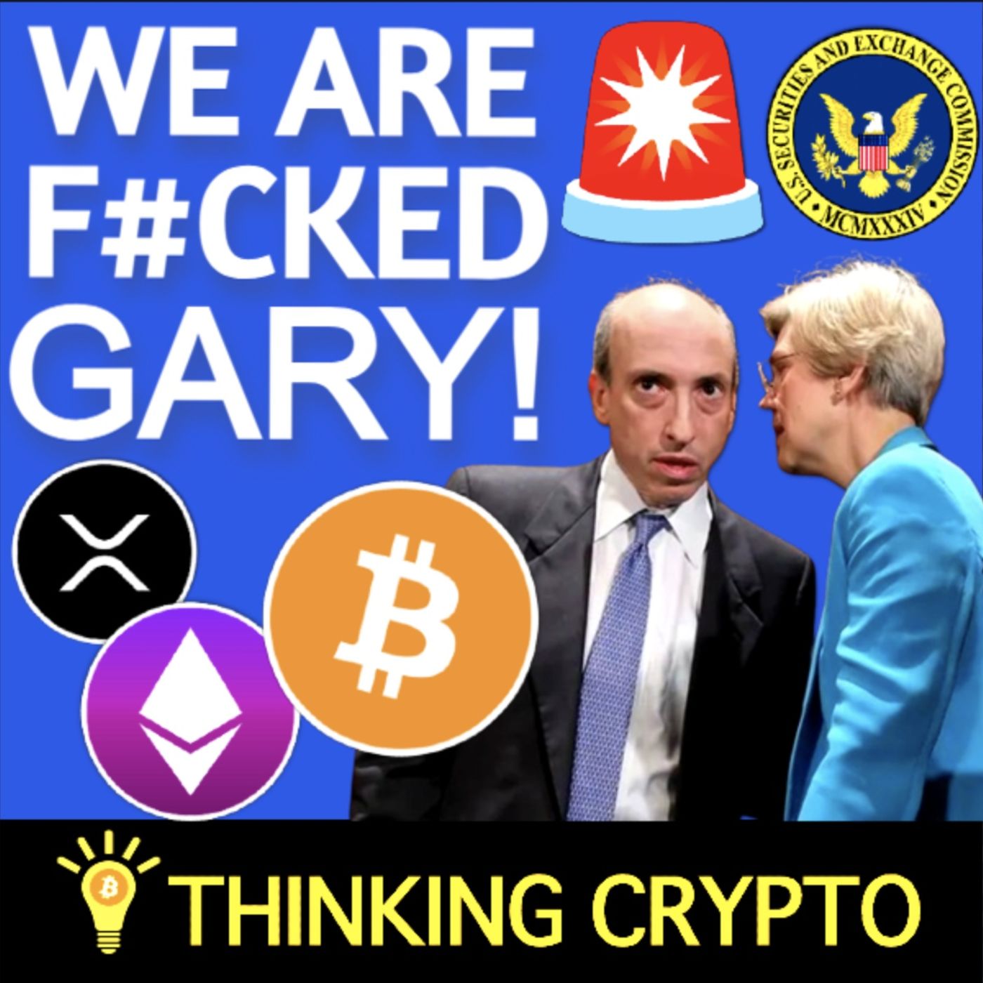 🚨CRYPTO LAWSUIT AGAINST SEC GARY GENSLER - ELIZABETH WARREN SCARED OF JOHN DEATON & COINBASE ETH ETF