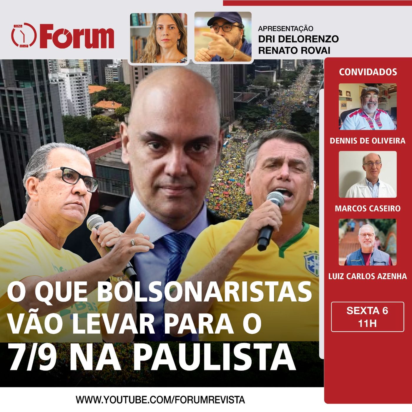 Com Bolsonaro e Malafaia: O que esperar do 7/9? | Boulos, Marçal e Nunes: quem vai pro 2º turno? episode artwork