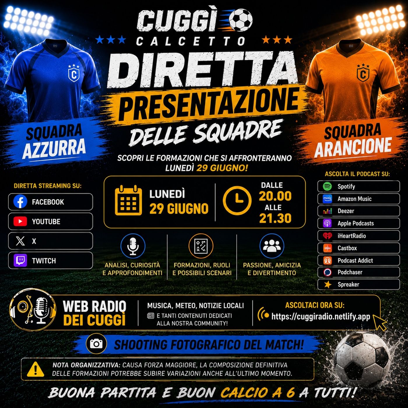 Le Formazioni del 29-06-26 episode artwork